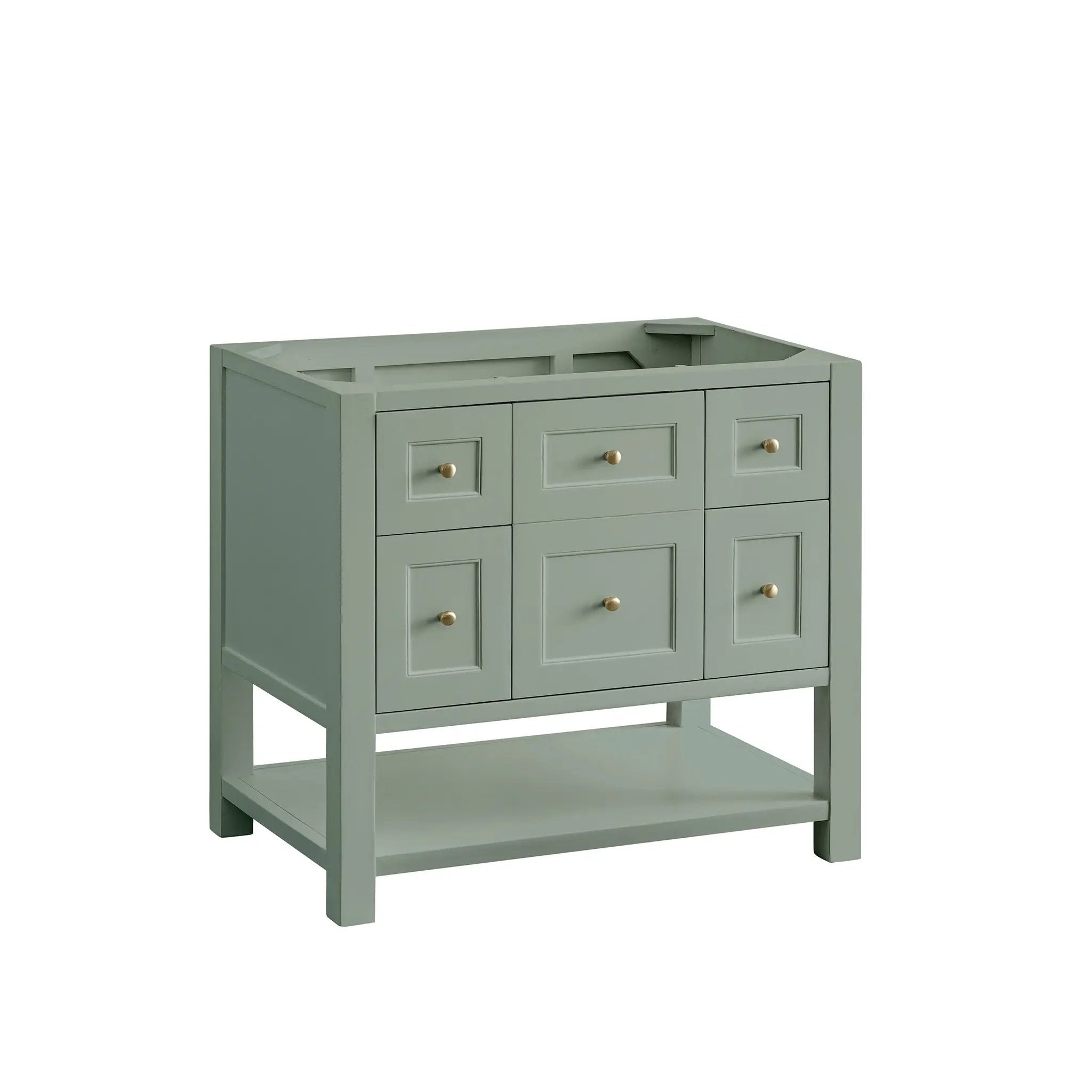 smokey celadon vanity