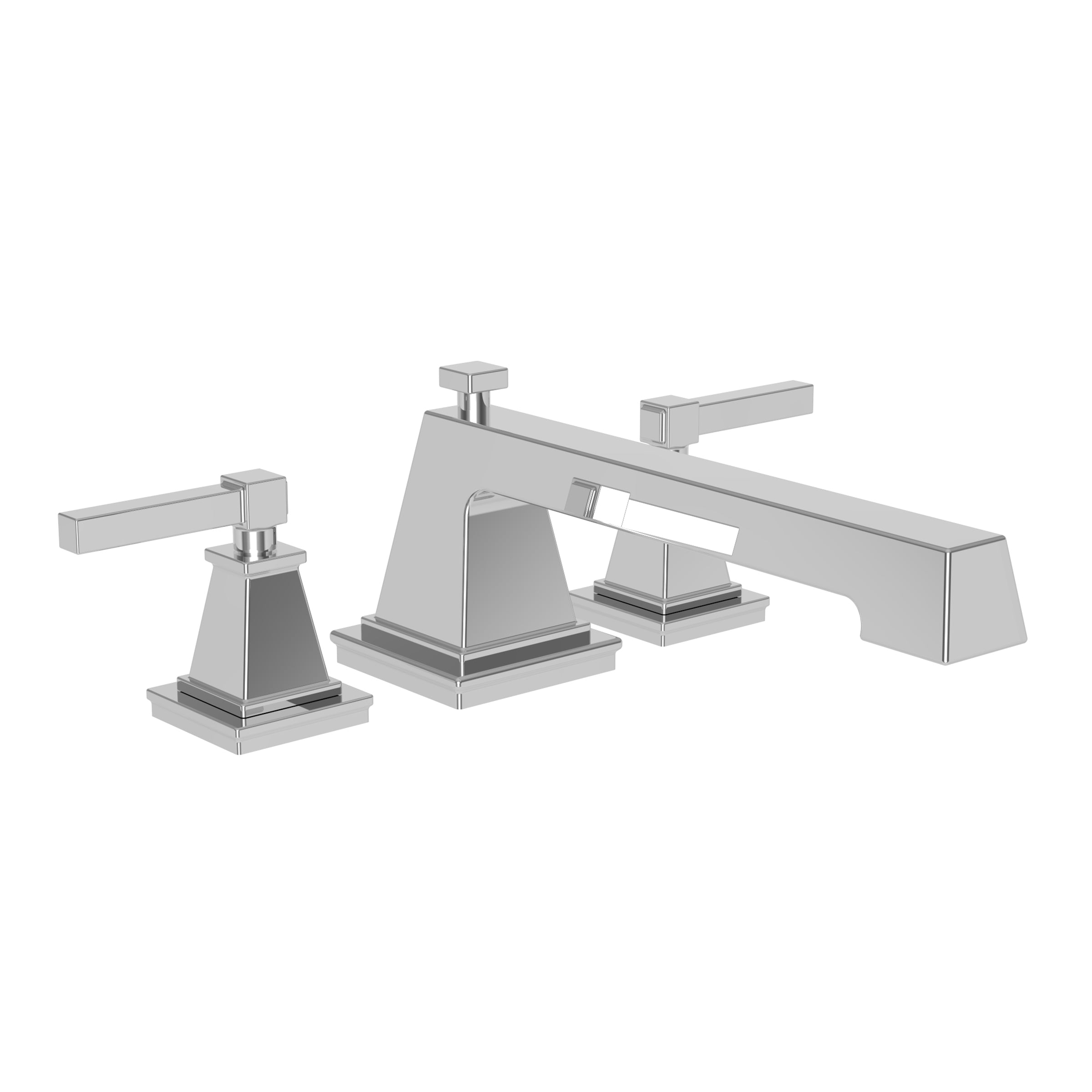 polished chrome tub faucet