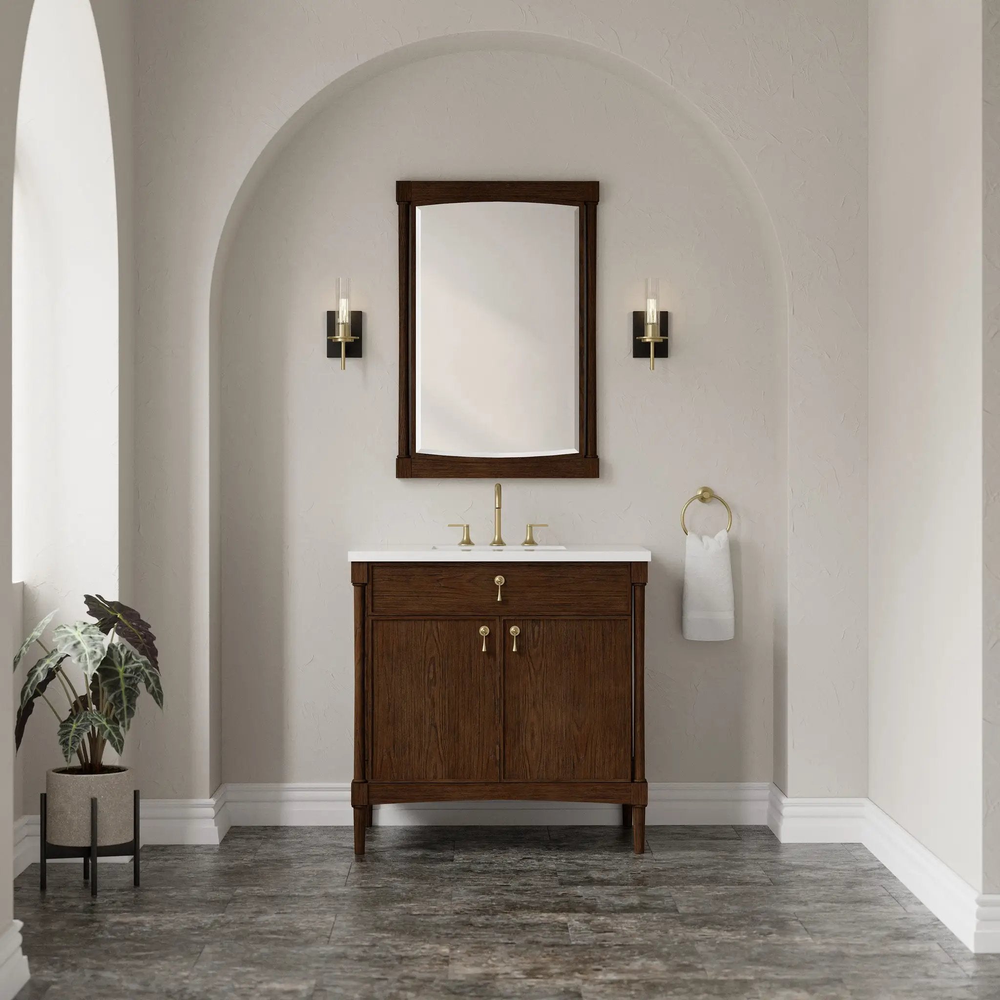 sable oak mirror