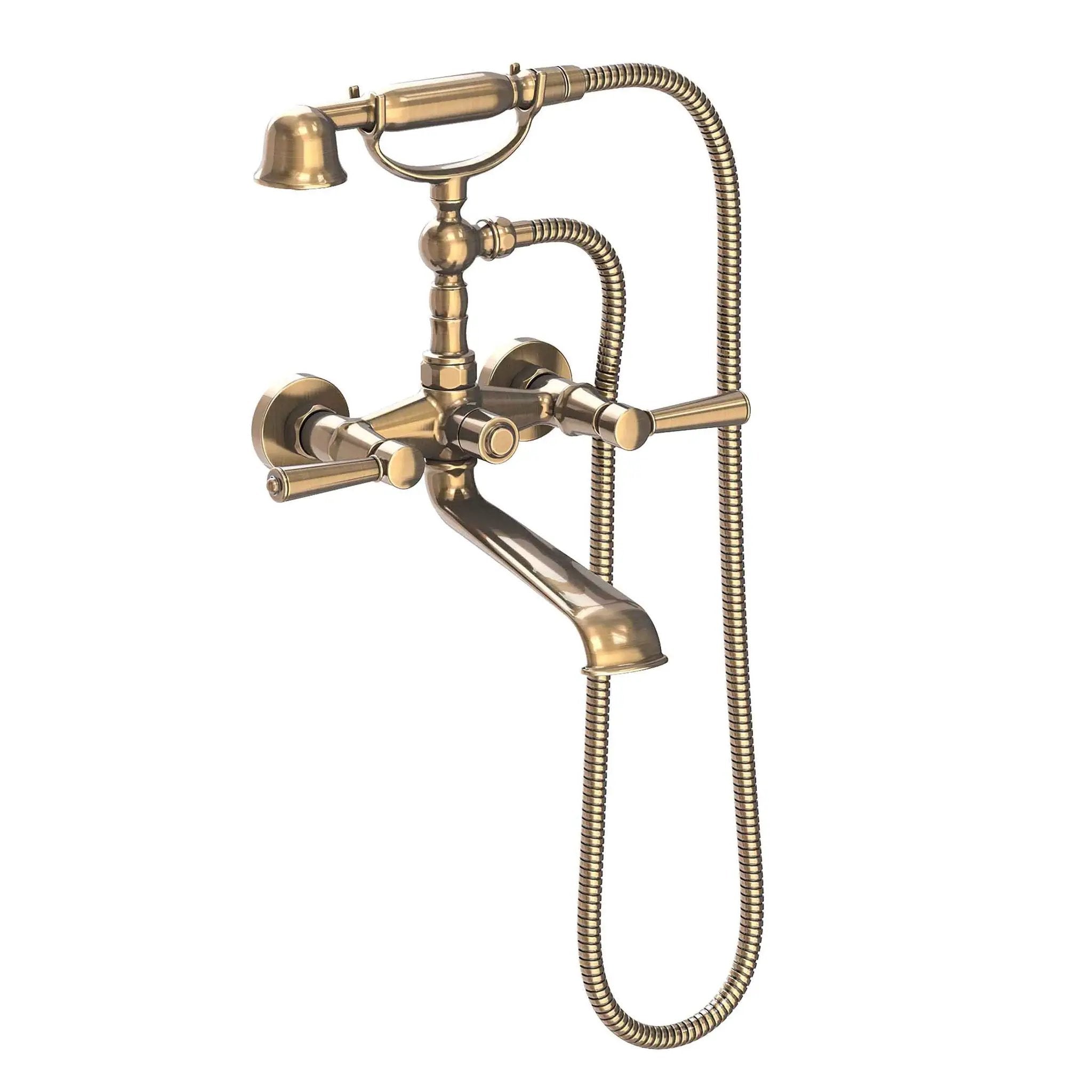 Newport Brass Metropole Exposed Tub & Hand Shower Set - Wall Mount by Newport Brass