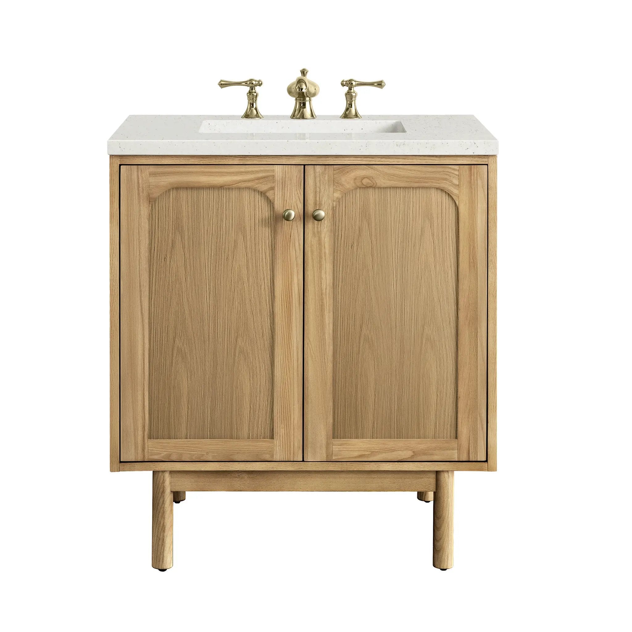 James Martin Laurent 30" Single Vanity Set - Light Natural Oak by James Martin Vanities