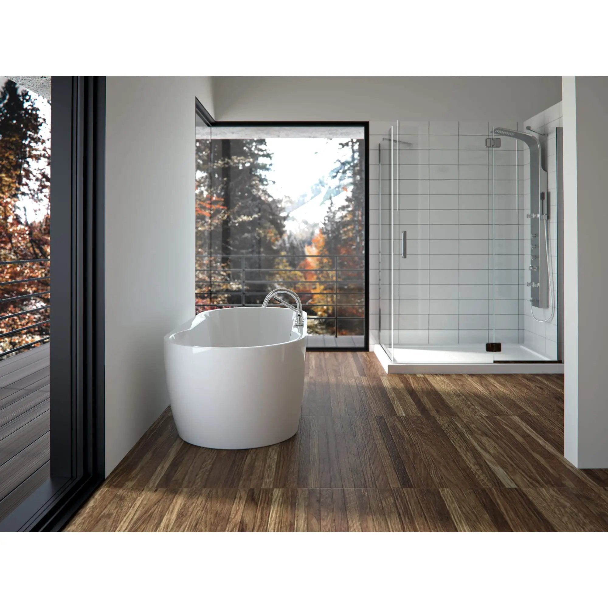 white bathtub