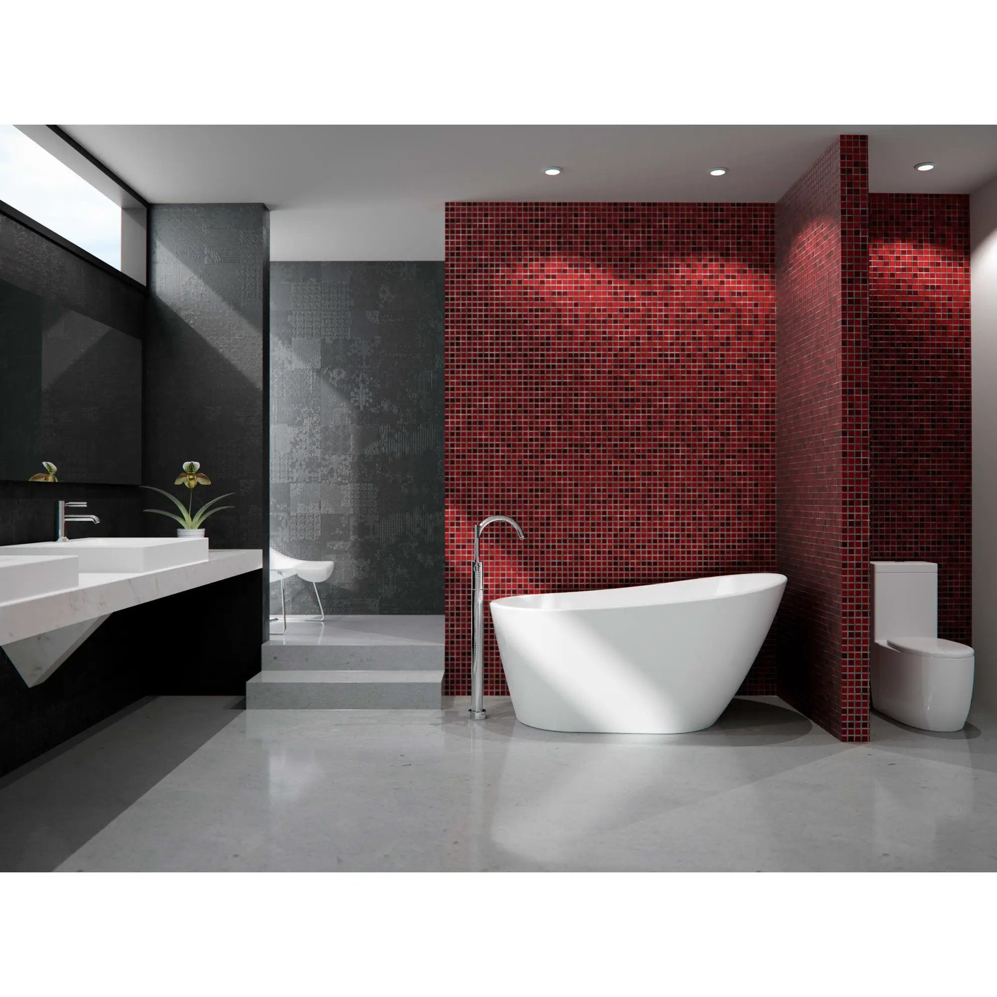 white bathtub