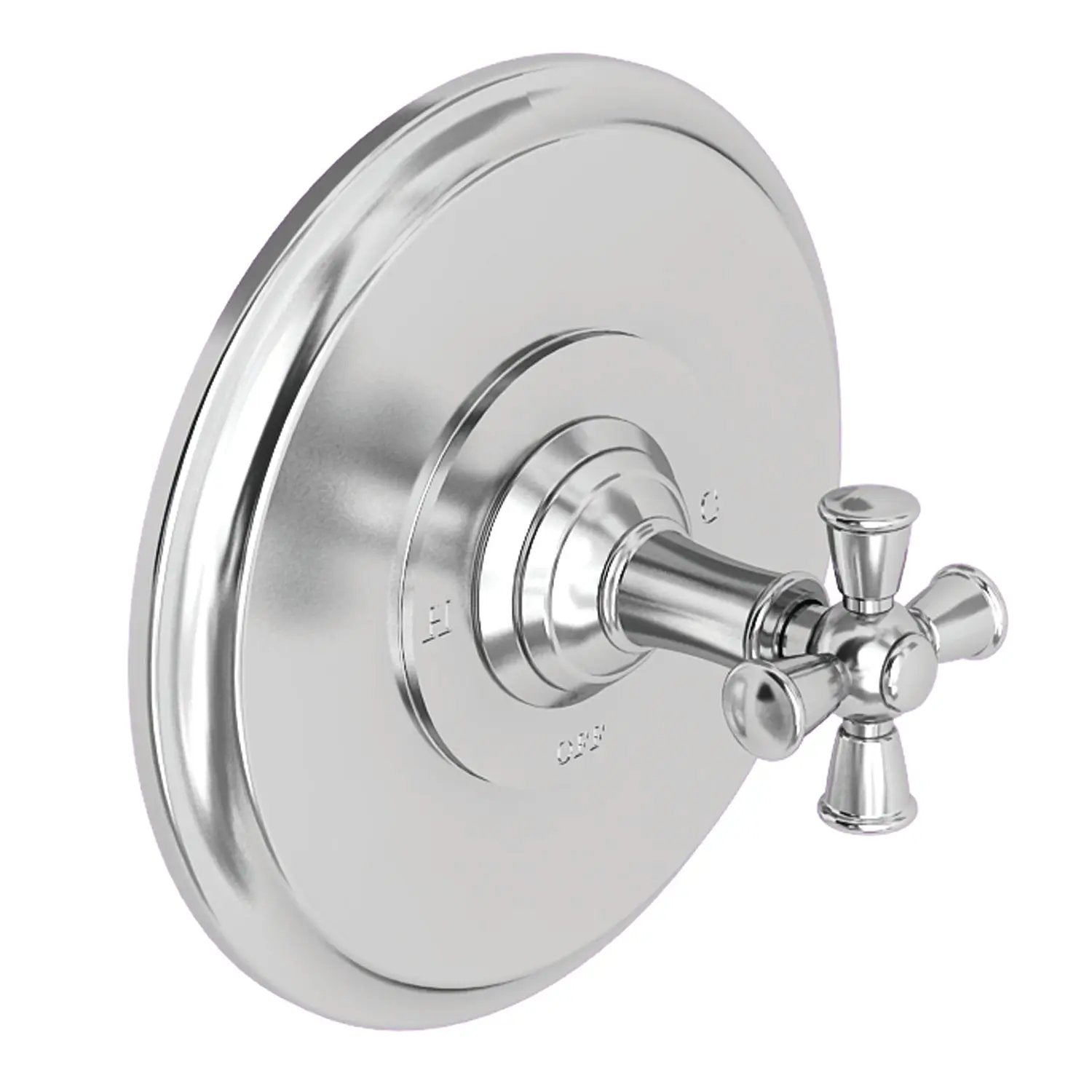 polished chrome trim plate