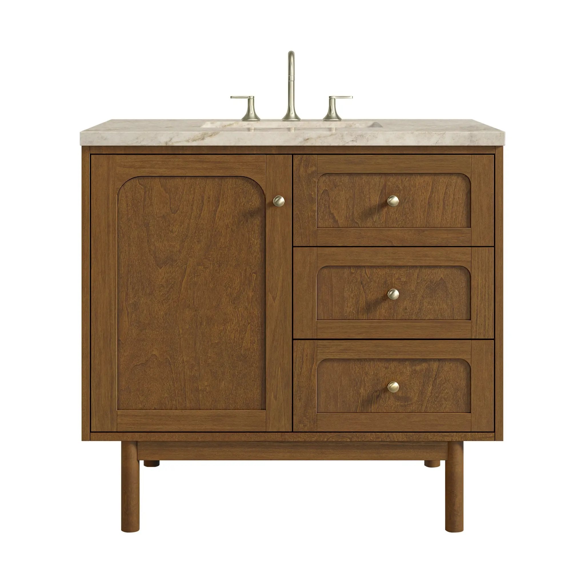 James Martin Laurent 36" Single Vanity Set - Honey Oak by James Martin Vanities