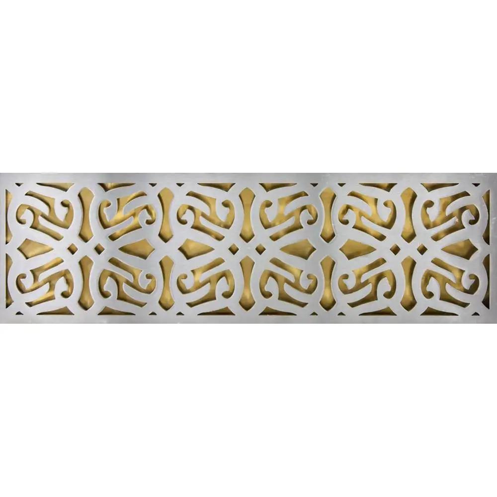 satin stainless steel panel