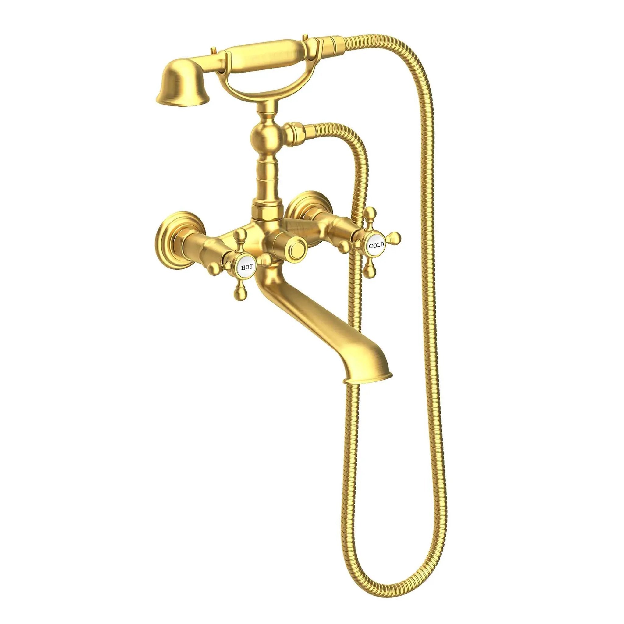 Newport Brass Chesterfield Exposed Tub & Hand Shower Set - Wall Mount by Newport Brass