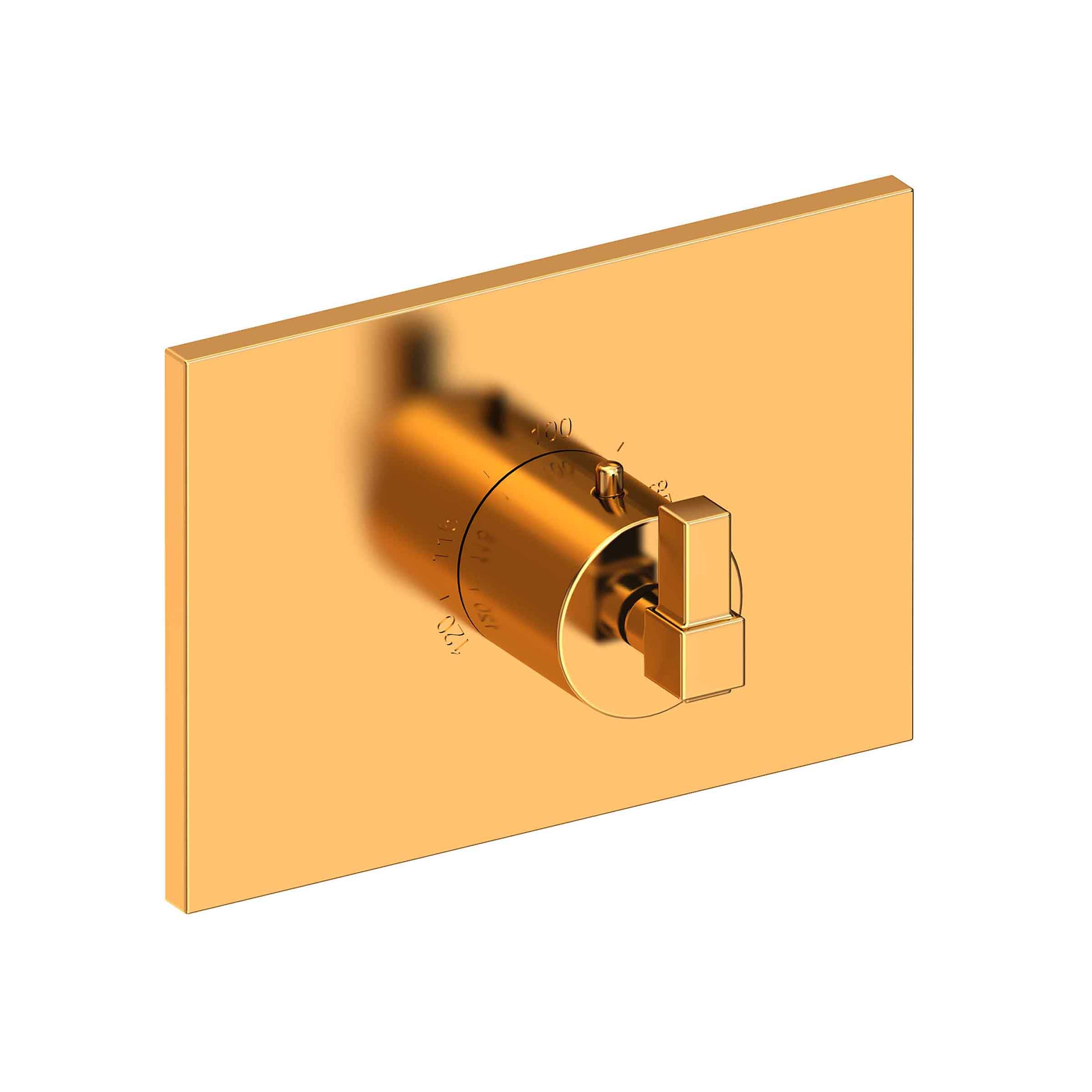 Newport Brass Malvina 3/4" Square Thermostatic Trim Plate with Handle