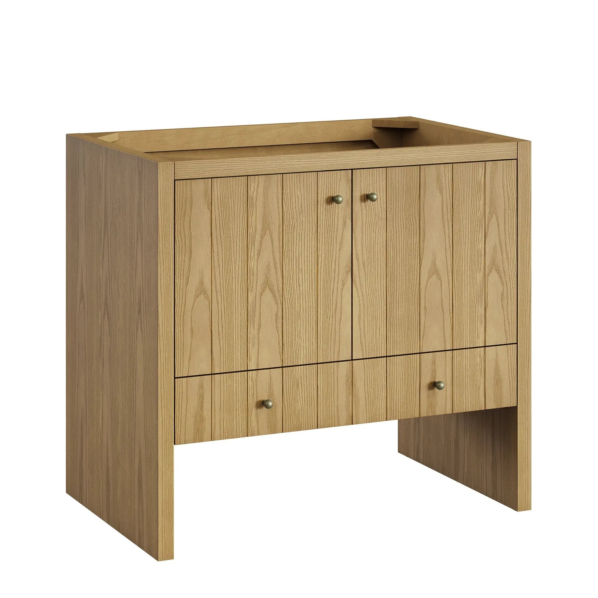 light natural oak vanity