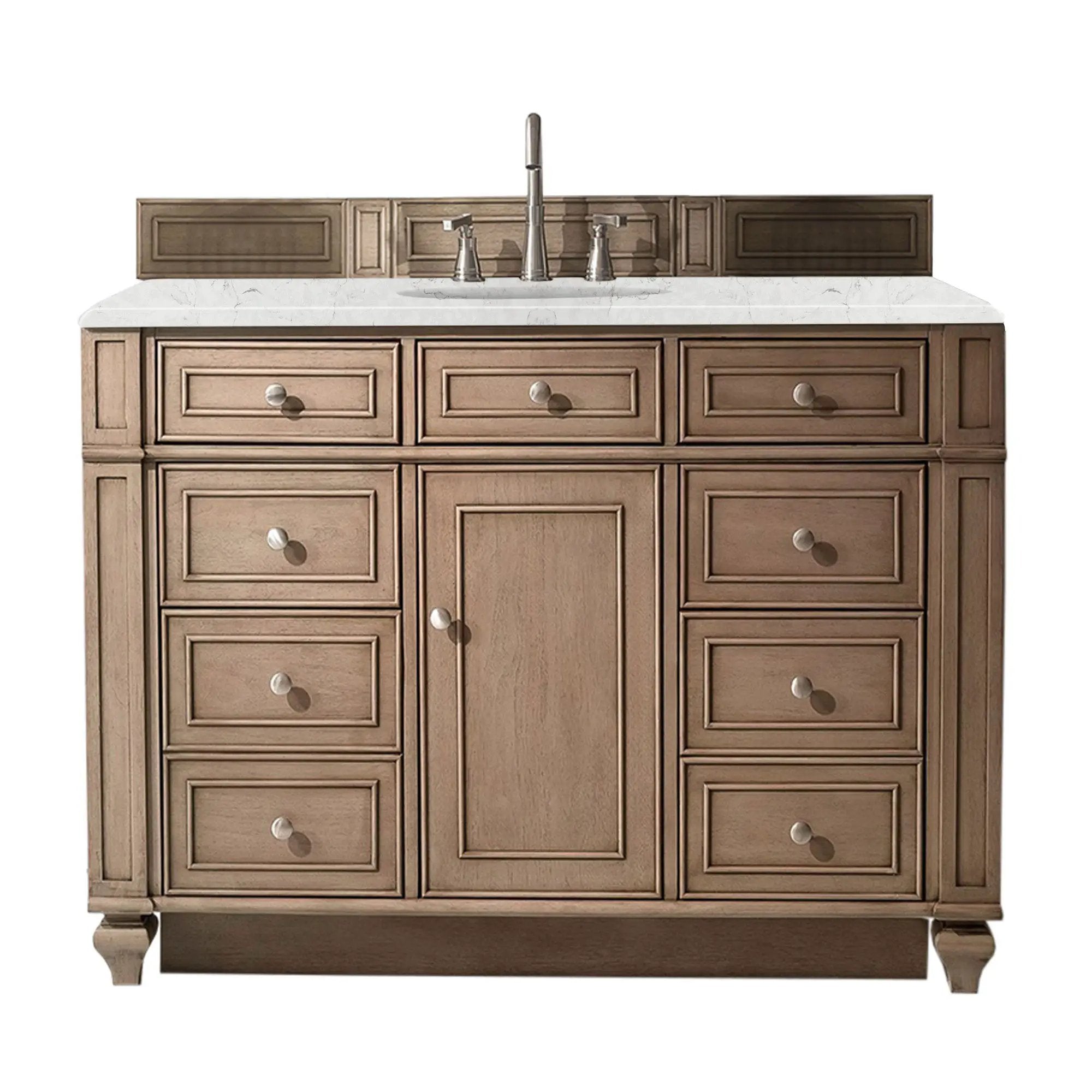 James Martin Bristol 48" Single Vanity Set - Whitewashed Walnut by James Martin Vanities