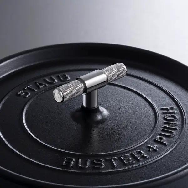 black/steel cocotte