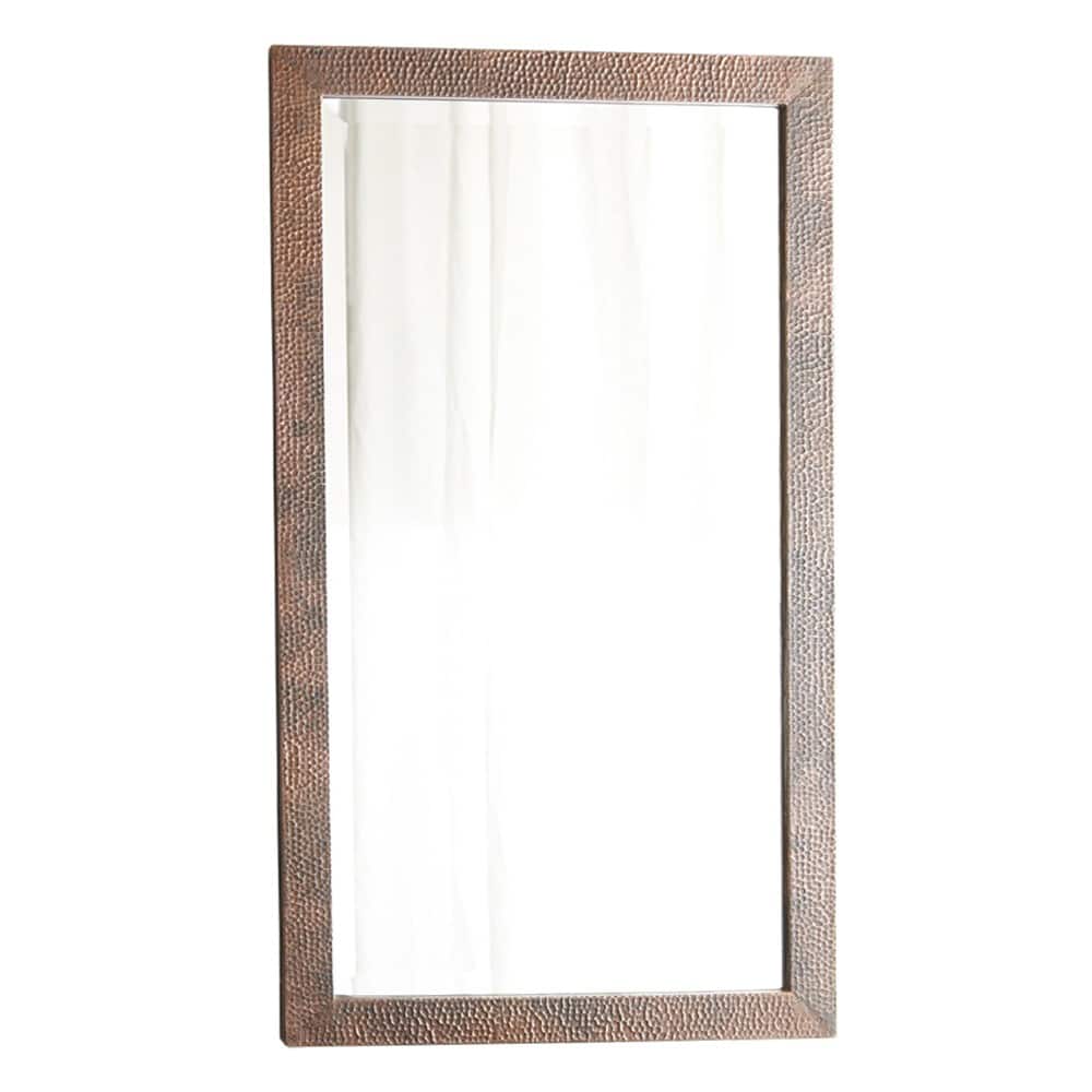 antique copper mirror