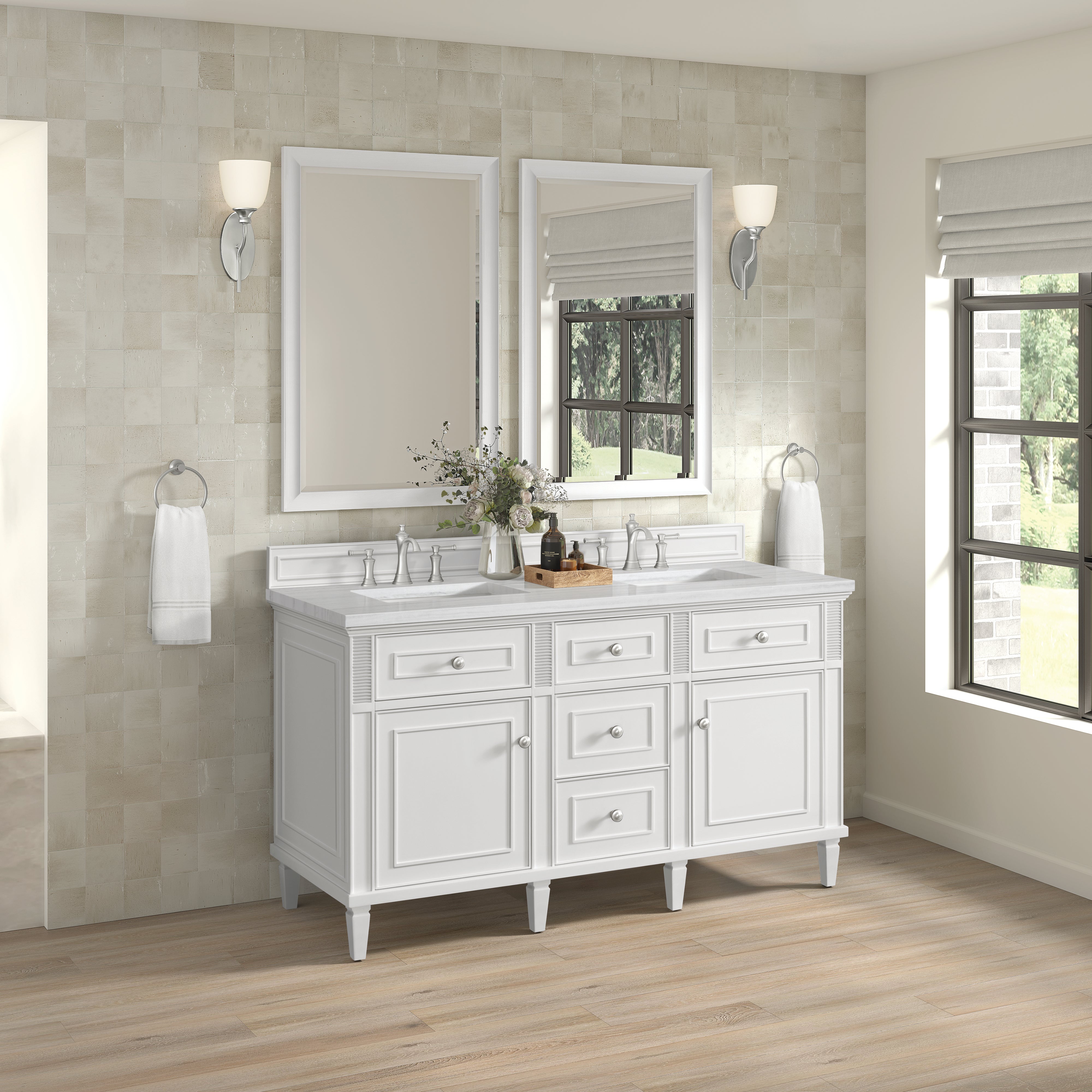 arctic fall solid surface top vanity