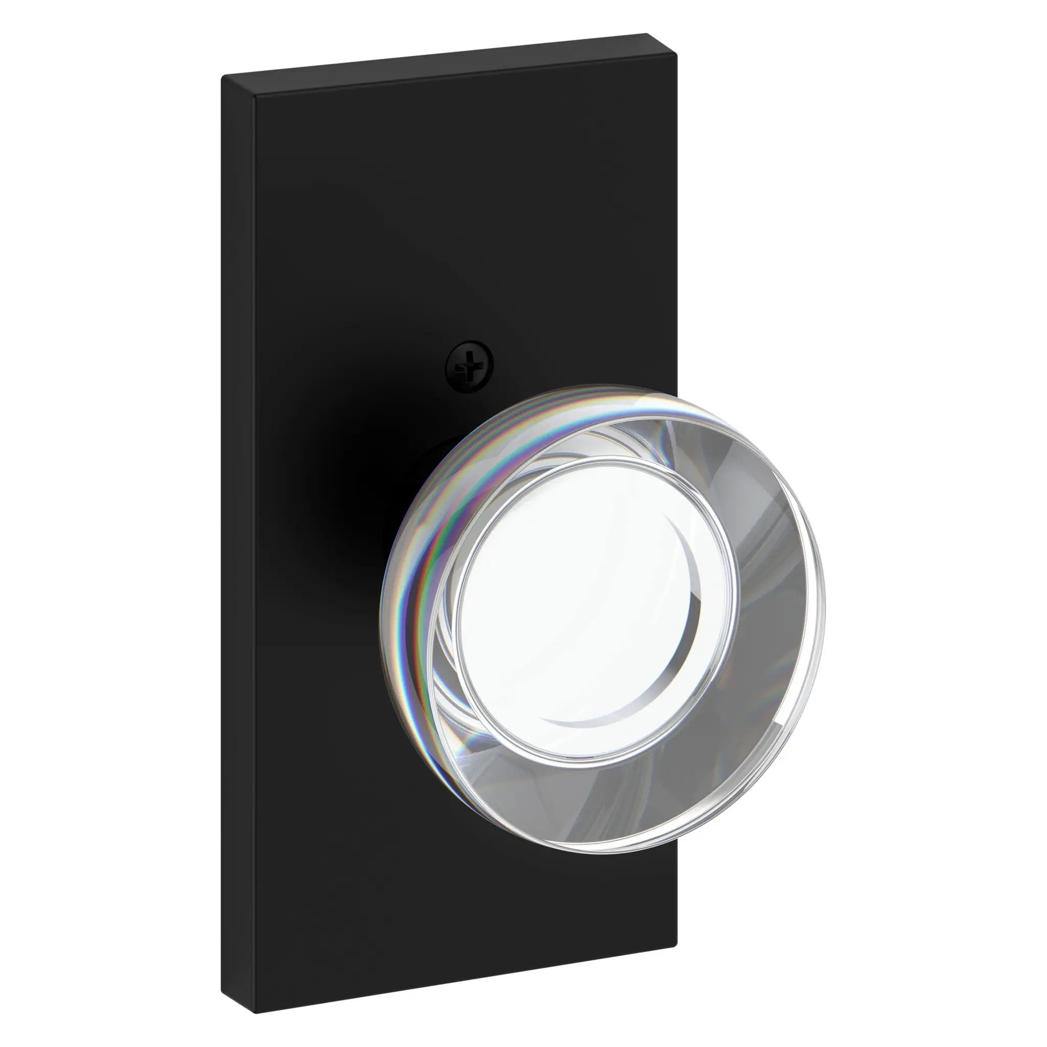 Baldwin Reserve Contemporary Crystal Knob and 5" Rose by Baldwin