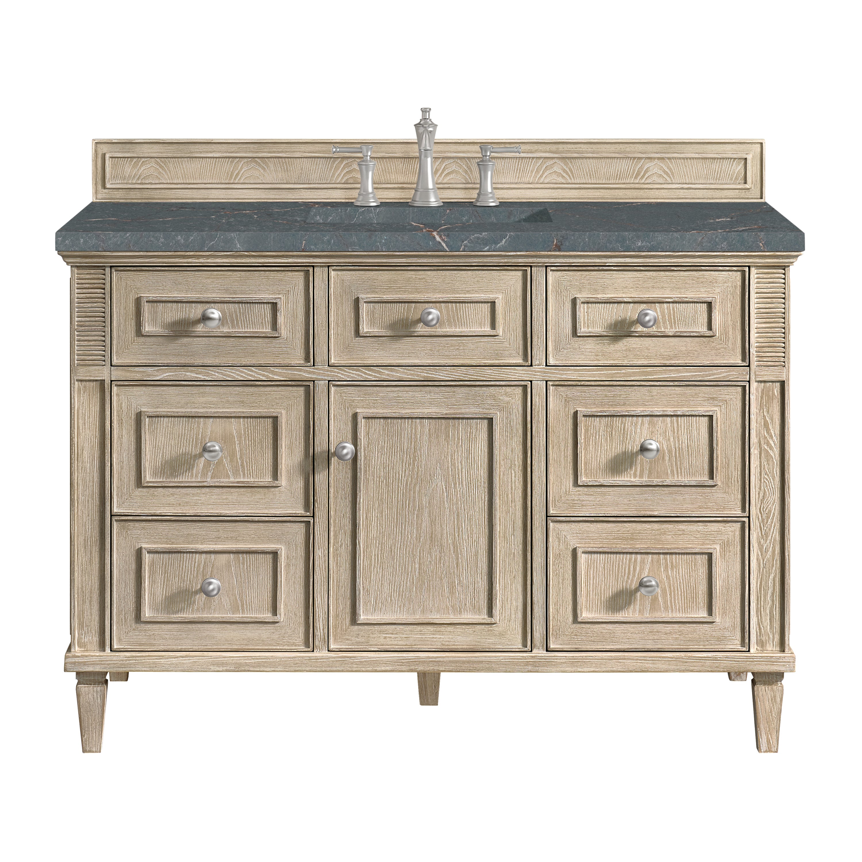 James Martin Vanities Lorelai 48" Single Vanity - Whitewashed Oak