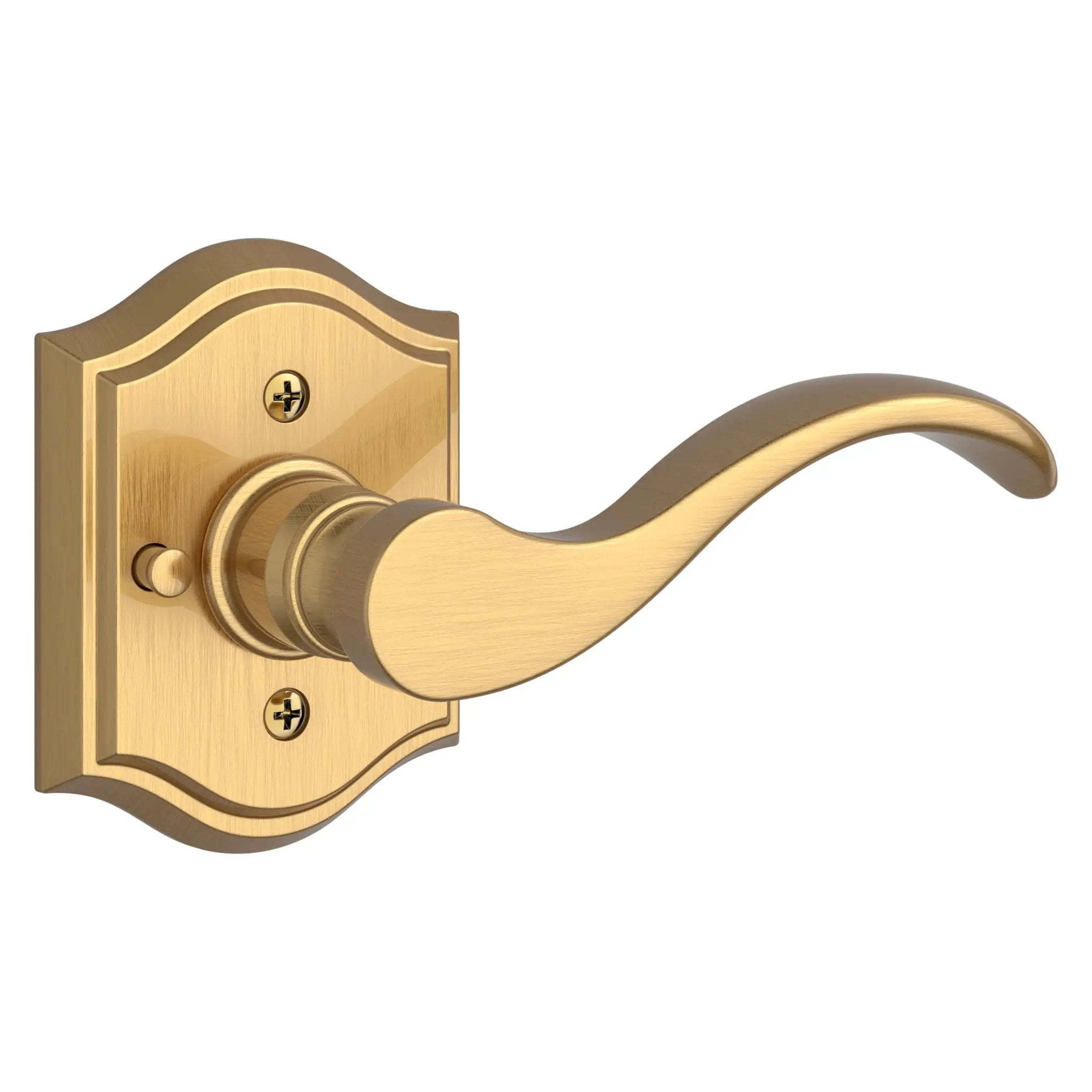 Baldwin Reserve Curve Lever and Traditional Arch Rose by Baldwin