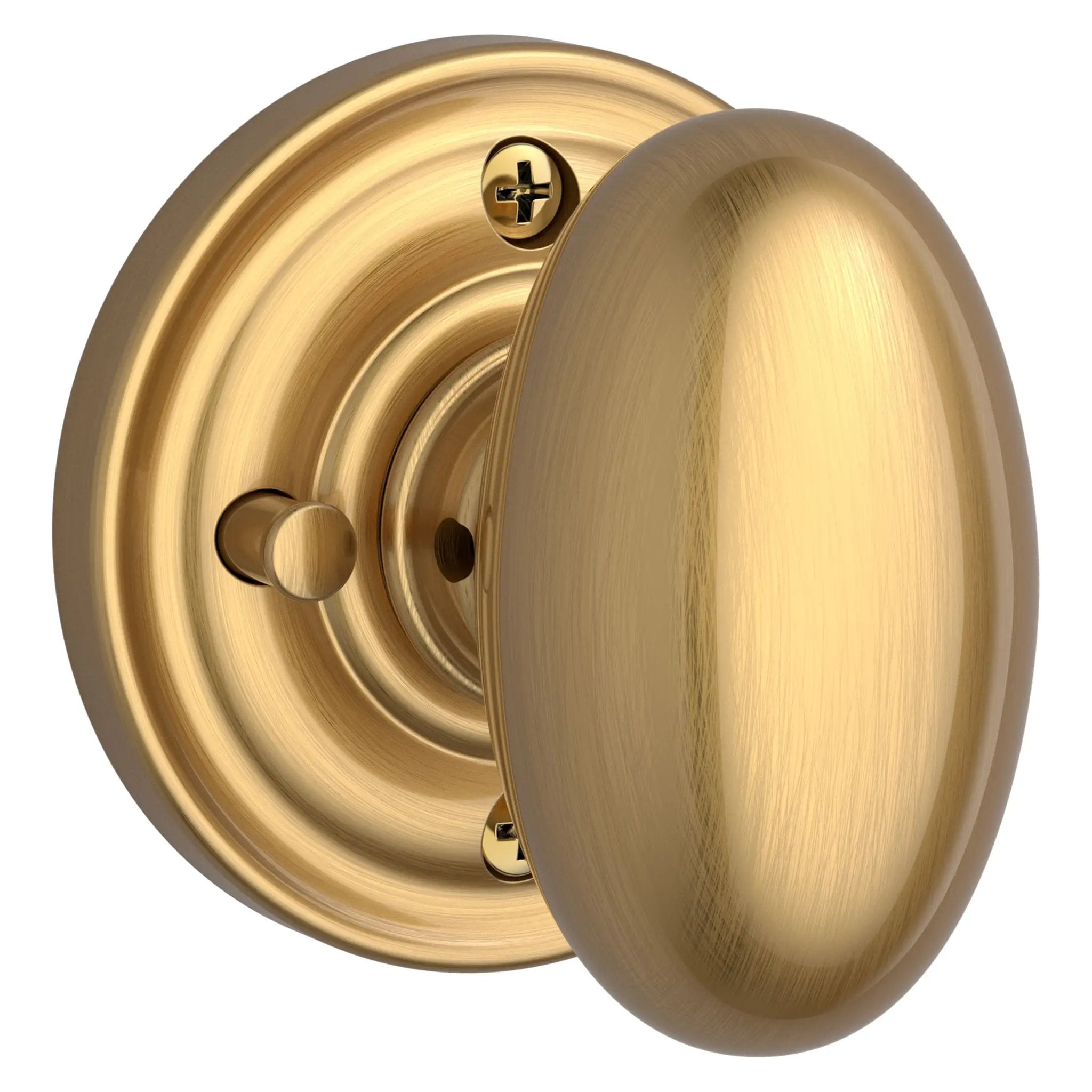 Baldwin Reserve Ellipse Knob and Traditional Round Rose by Baldwin