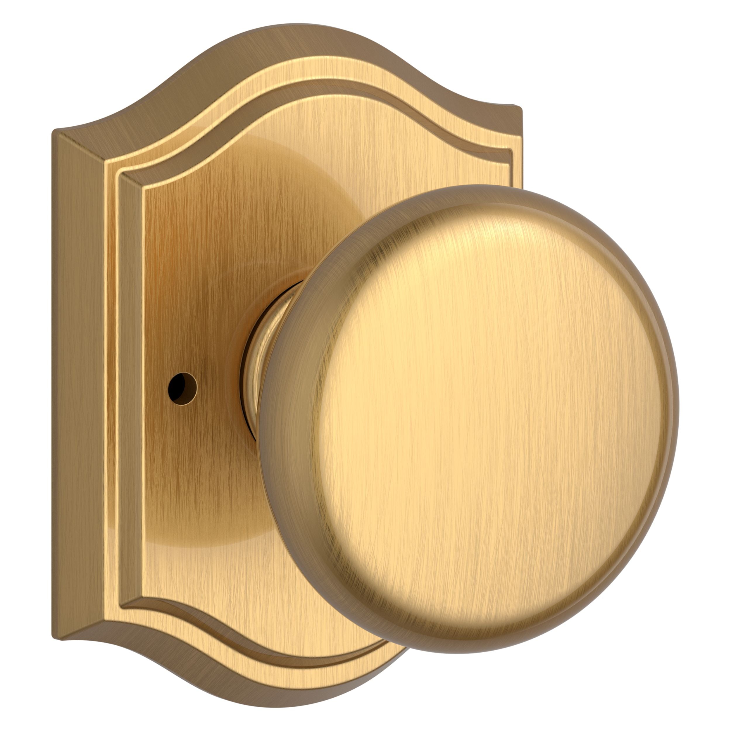 Baldwin Reserve Round Knob and Traditional Arch Rose