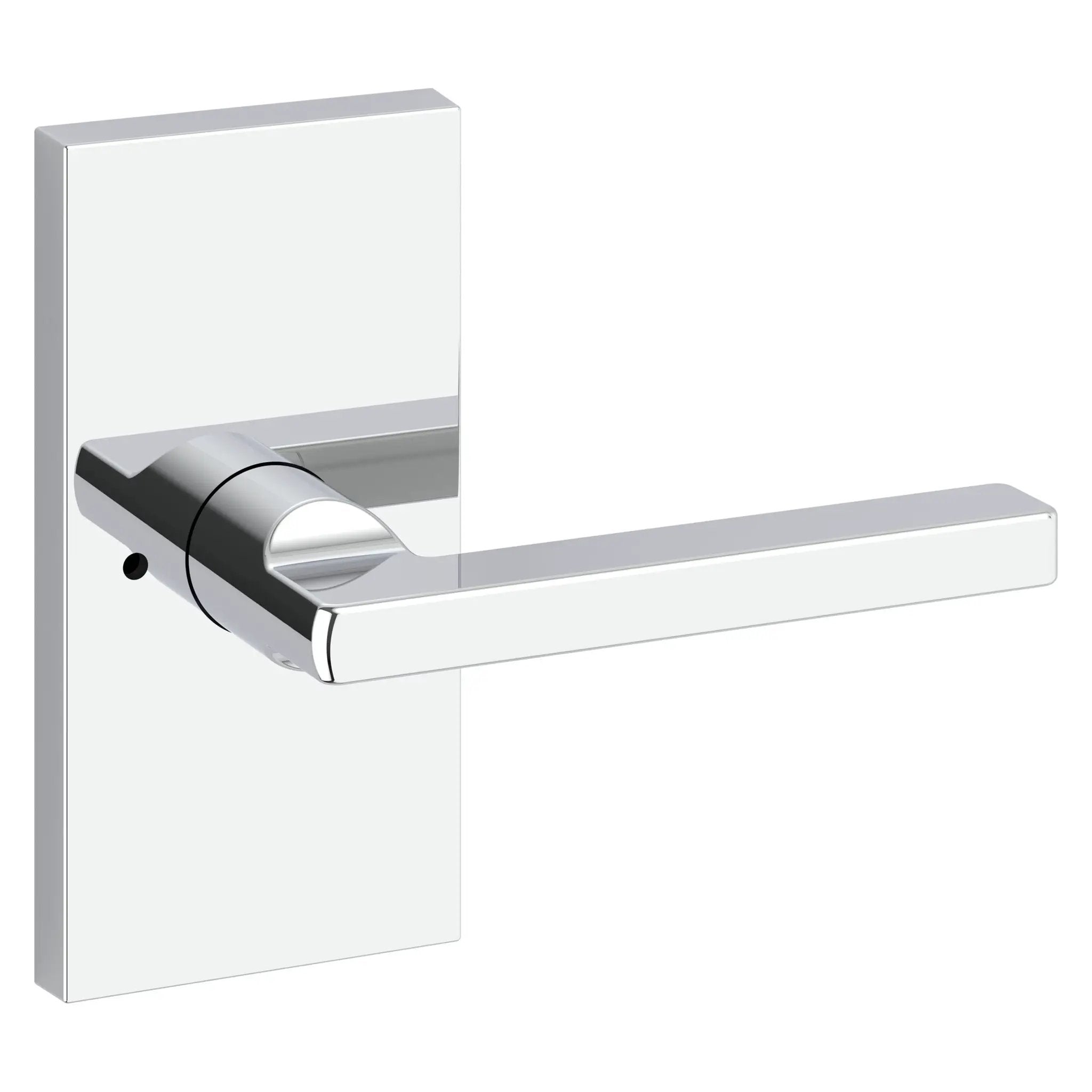 Baldwin Reserve Square Lever and Contemporary 5" Rose by Baldwin