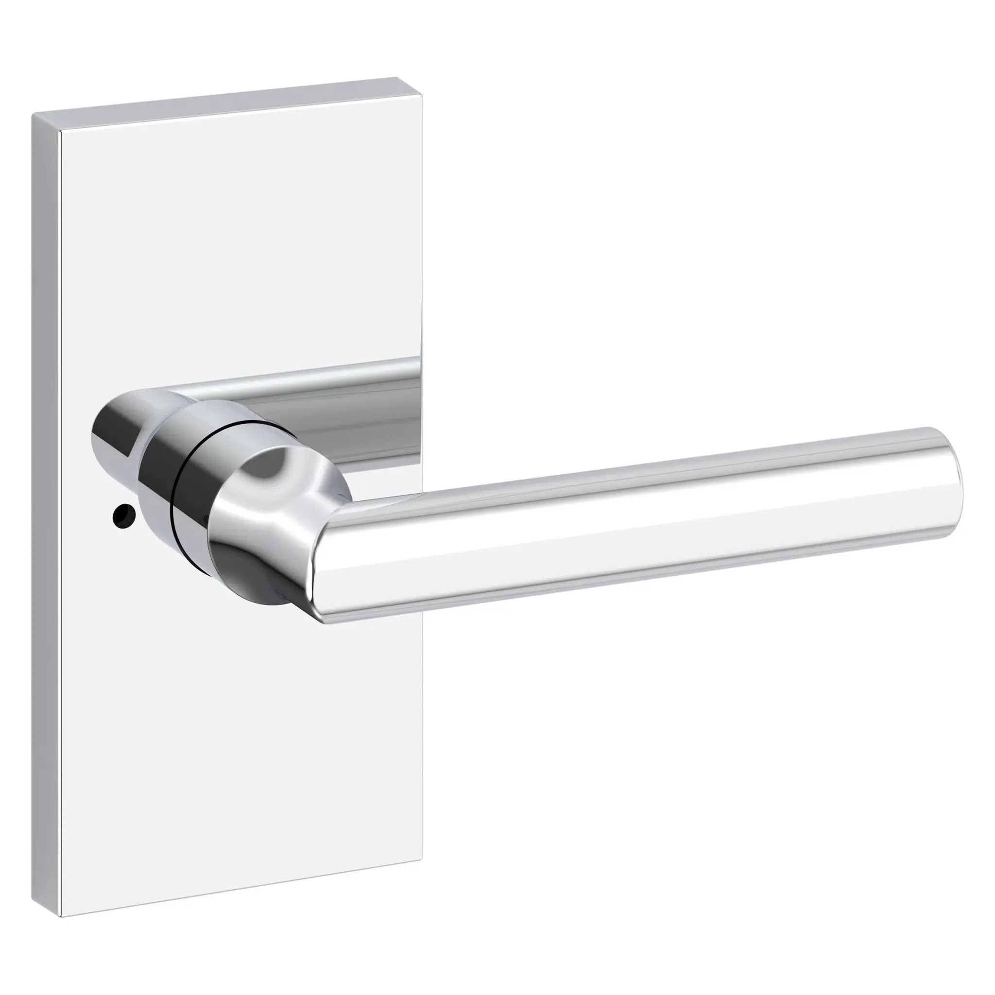 Baldwin Reserve Tube Lever and Contemporary 5" Rose by Baldwin