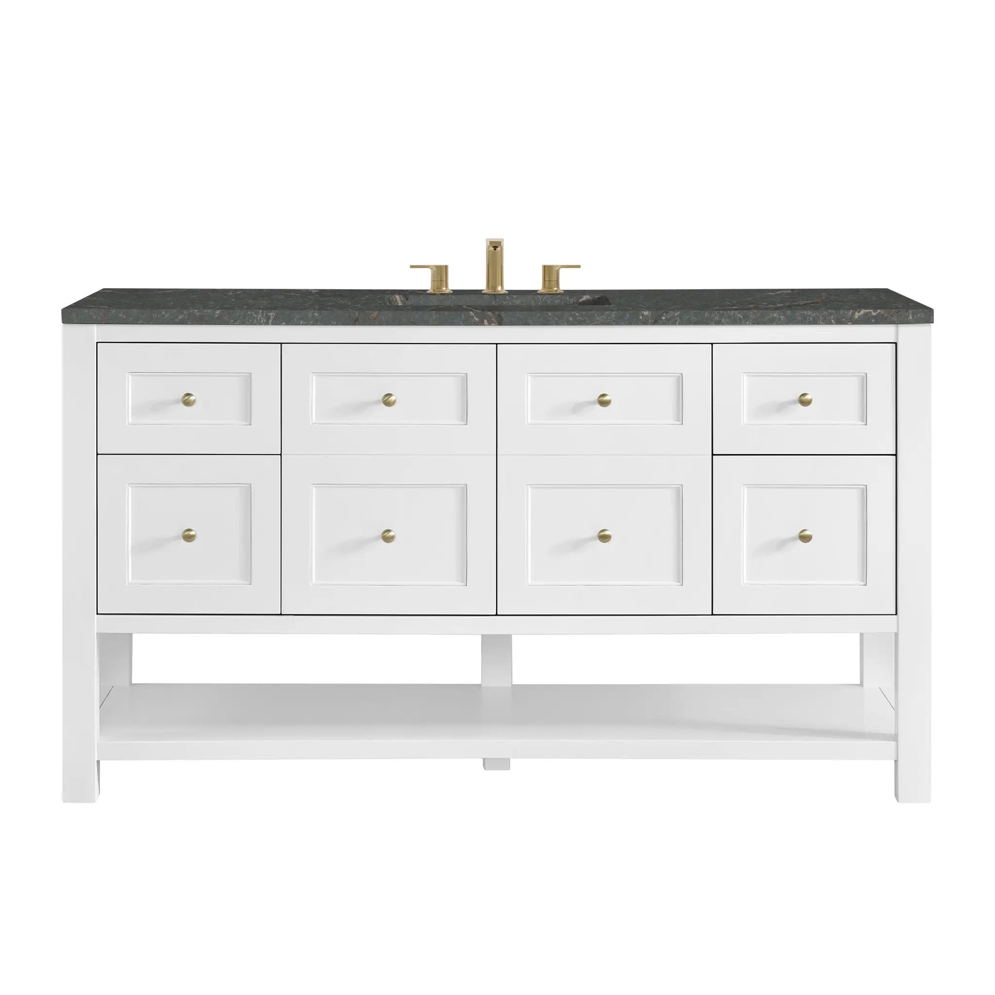 James Martin Breckenridge 60" Single Vanity Set - Bright White by James Martin Vanities