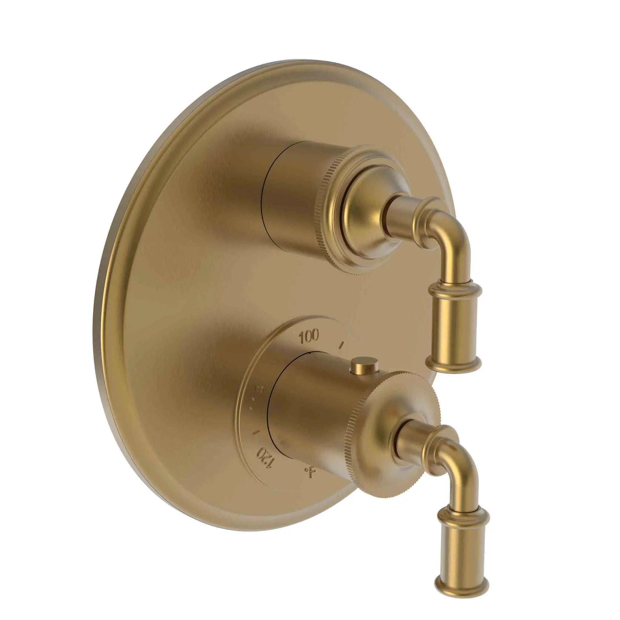 Newport Brass Taft 1/2" Round Thermostatic Trim Plate with Handle by Newport Brass