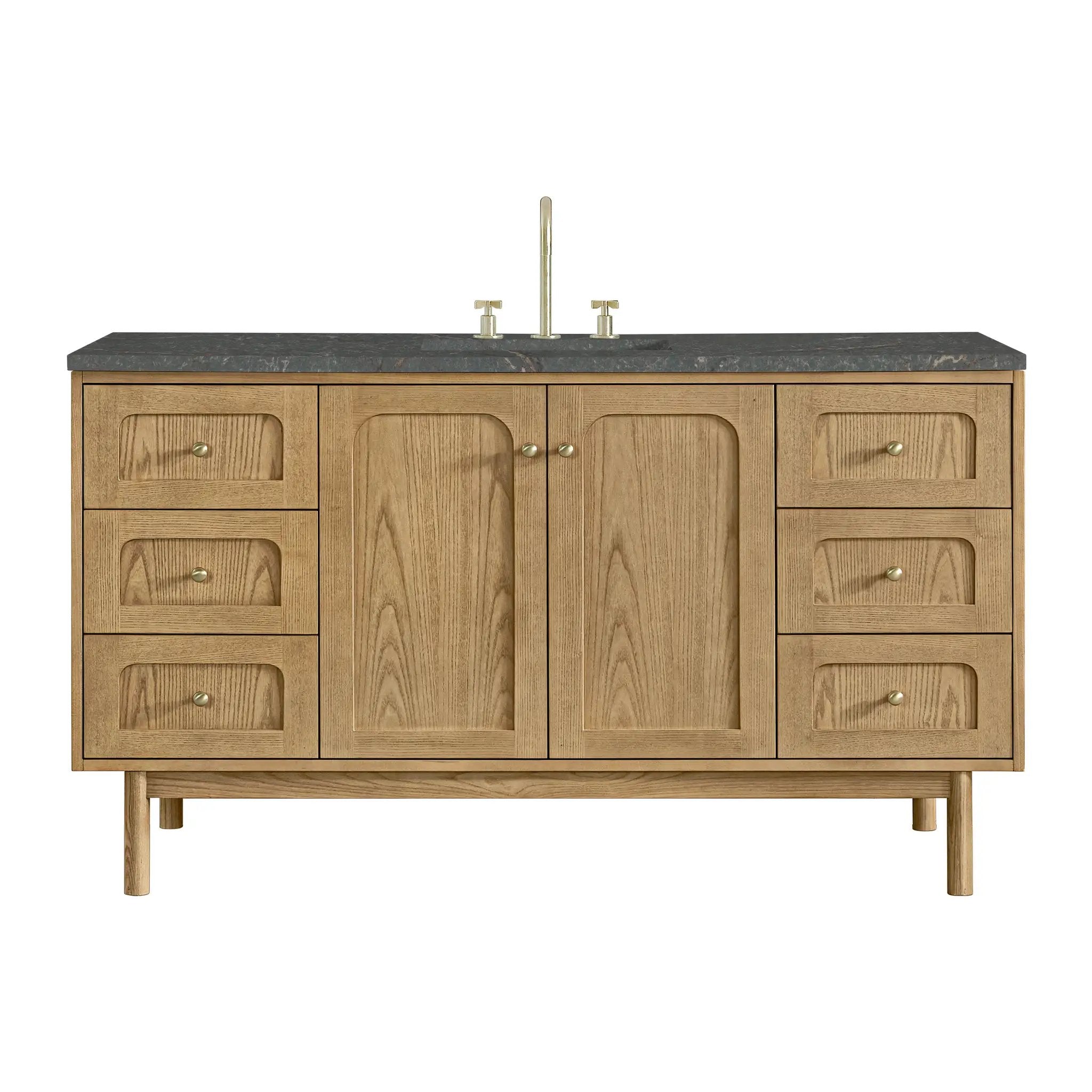 James Martin Laurent 60" Single Vanity Set - Light Natural Oak by James Martin Vanities