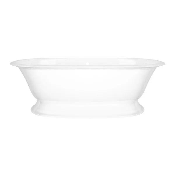white bathtub