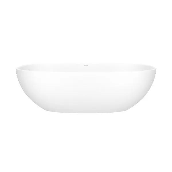 matte white bathtub