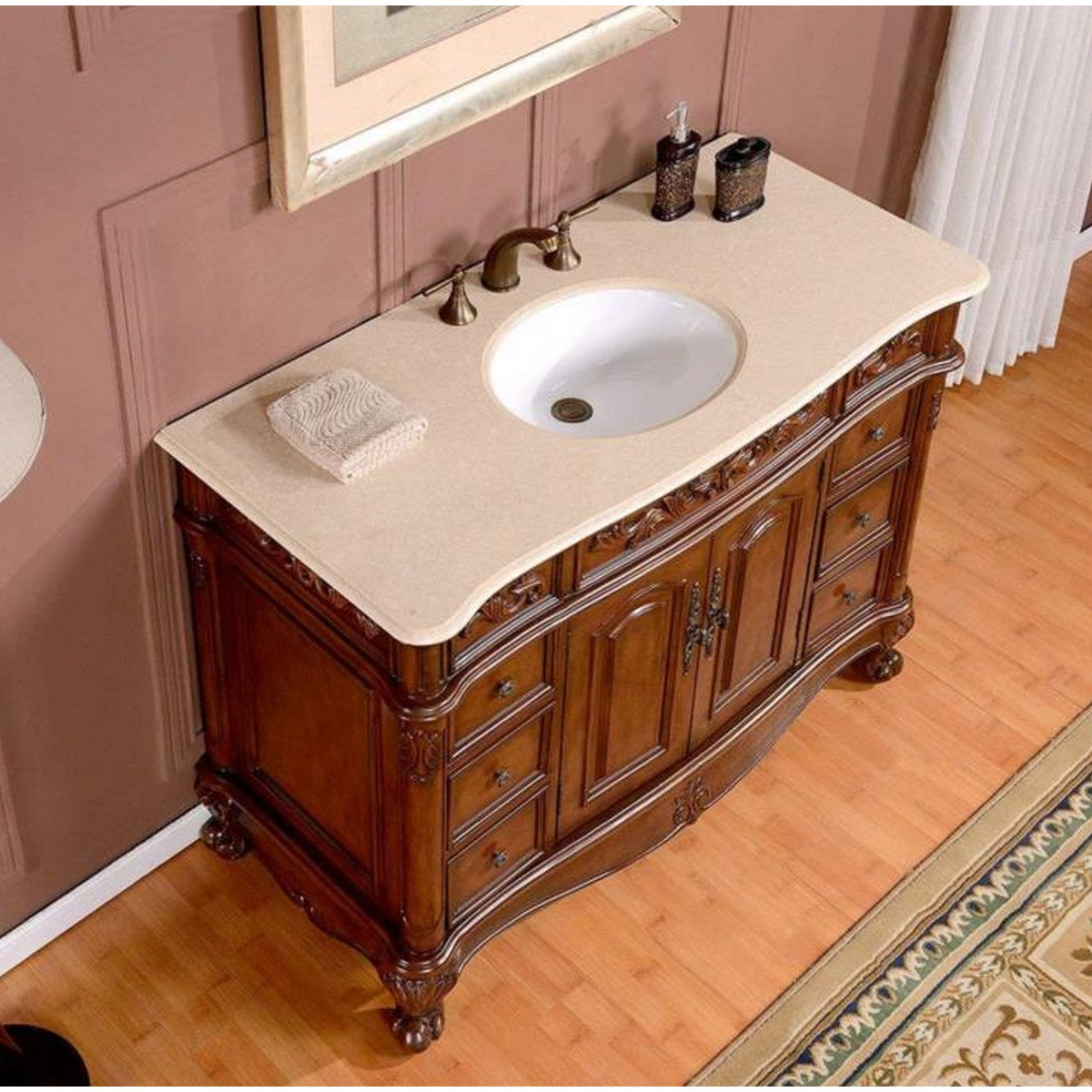 english chestnut vanity