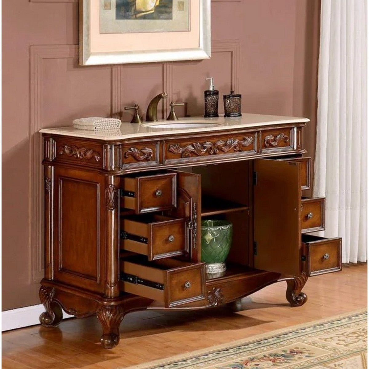 english chestnut vanity