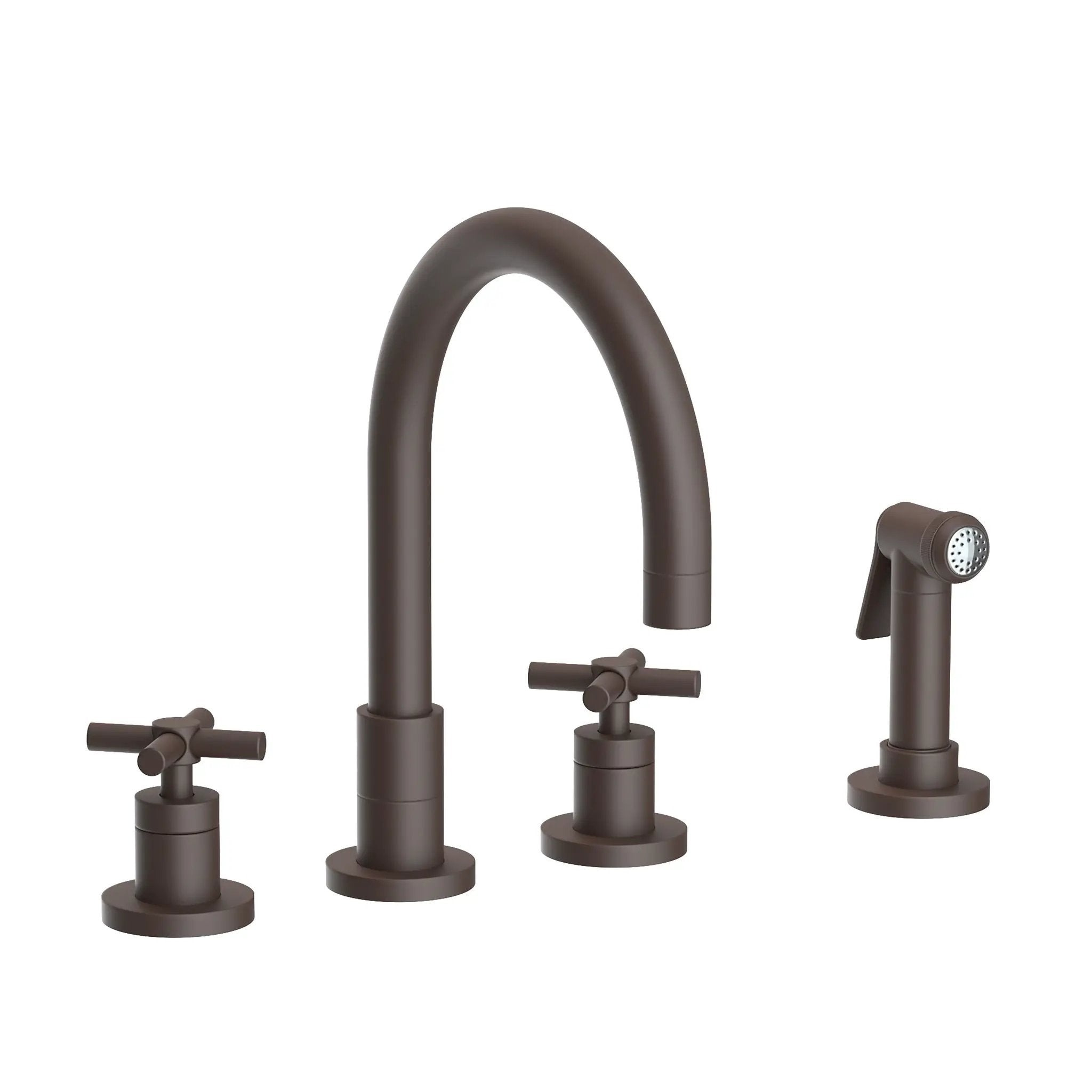 Newport Brass East Linear Kitchen Faucet with Side Spray by Newport Brass