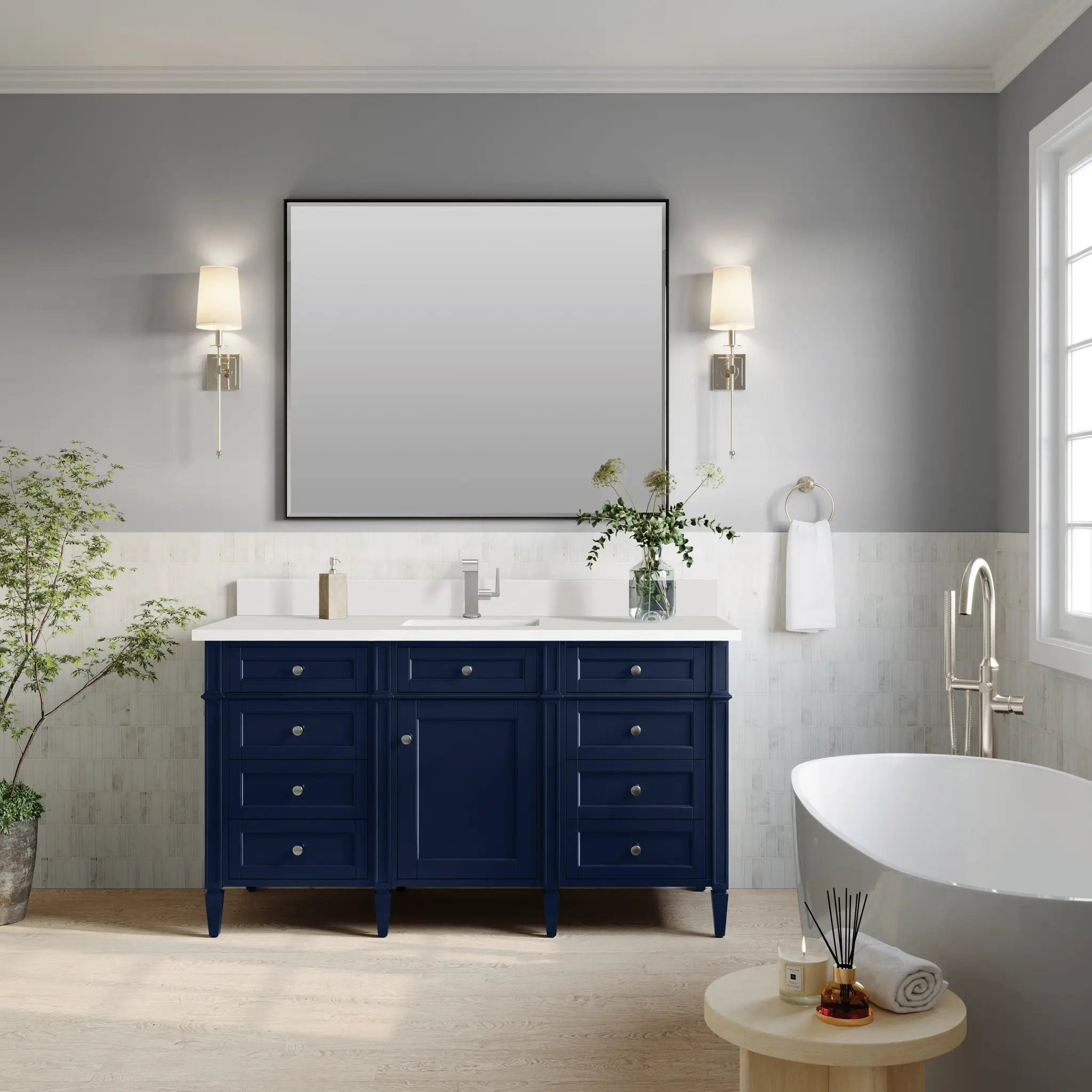 victory blue vanity
