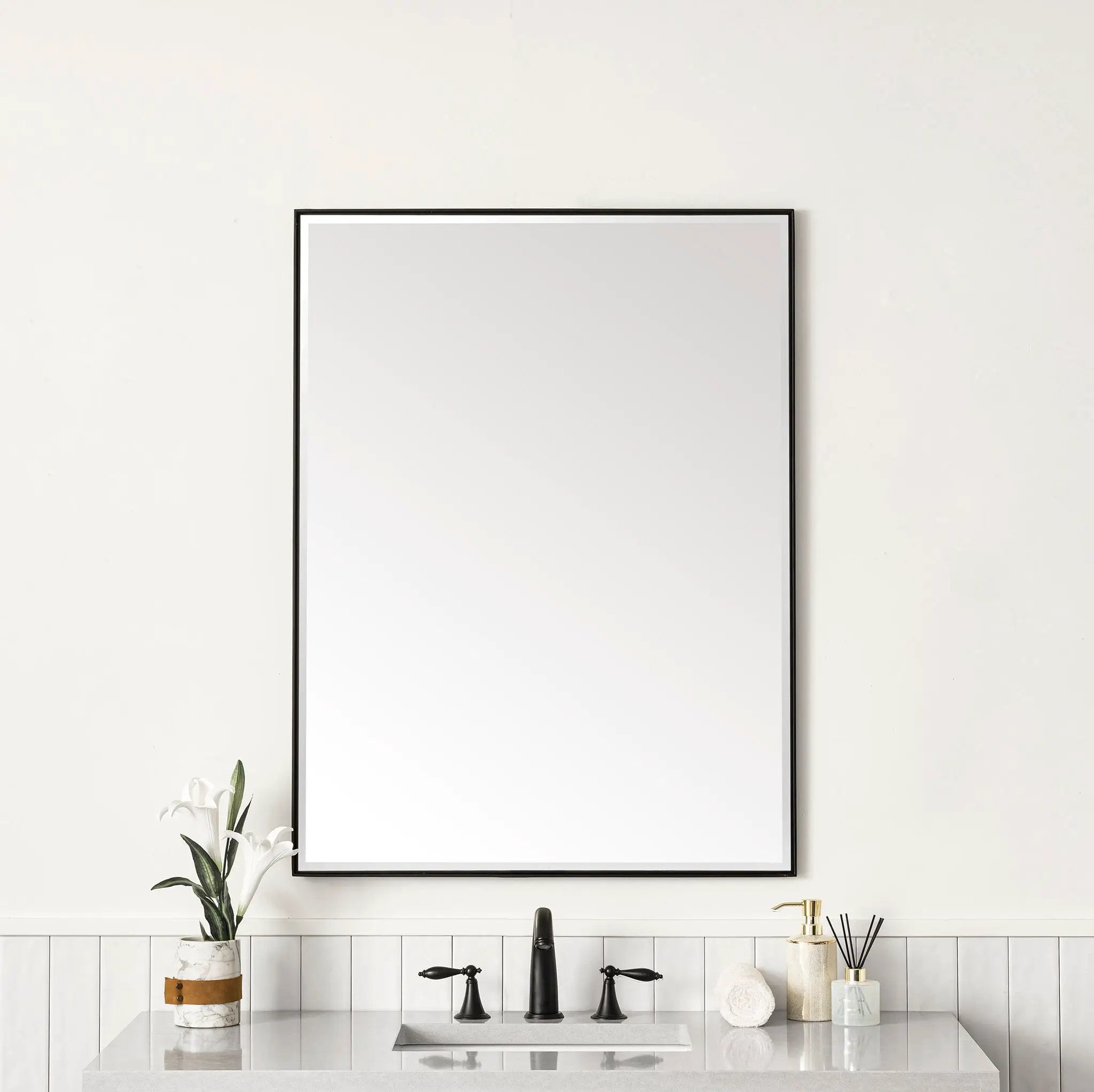 matte black mirror
