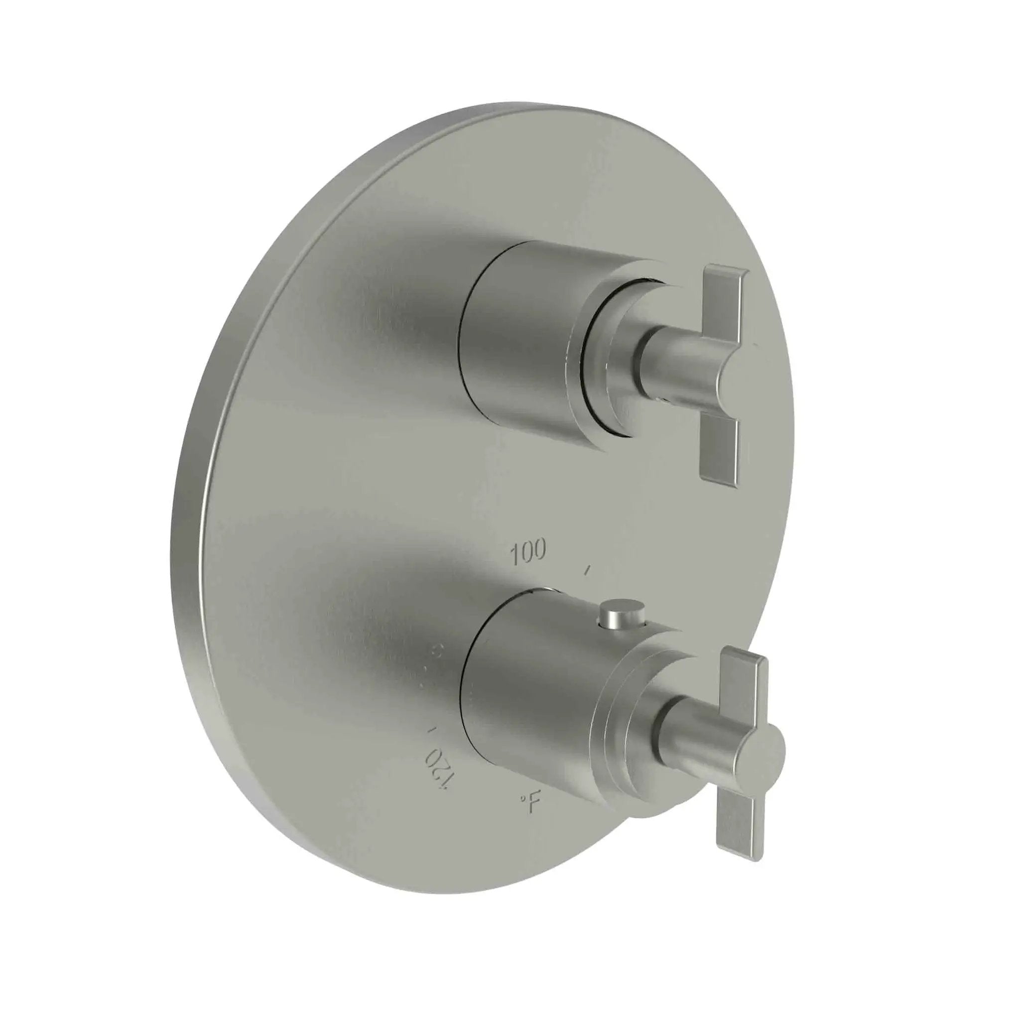 Newport Brass Tolmin 1/2" Round Thermostatic Trim Plate with Handle by Newport Brass