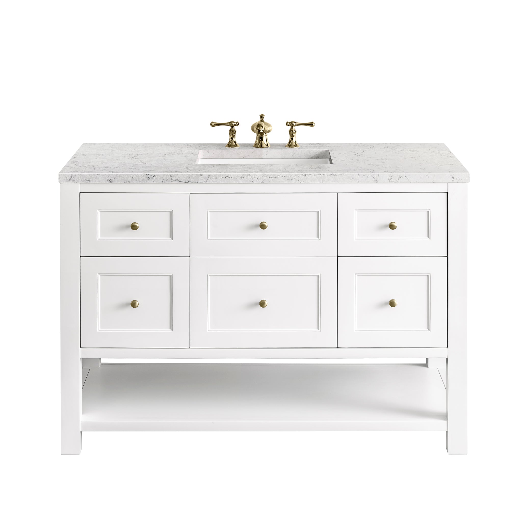 James Martin Vanities Breckenridge 48" Single Vanity - Bright White