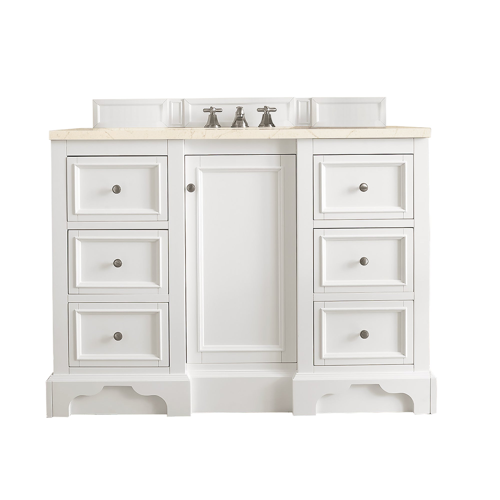 James Martin Vanities De Soto 48" Single Vanity - Bright White