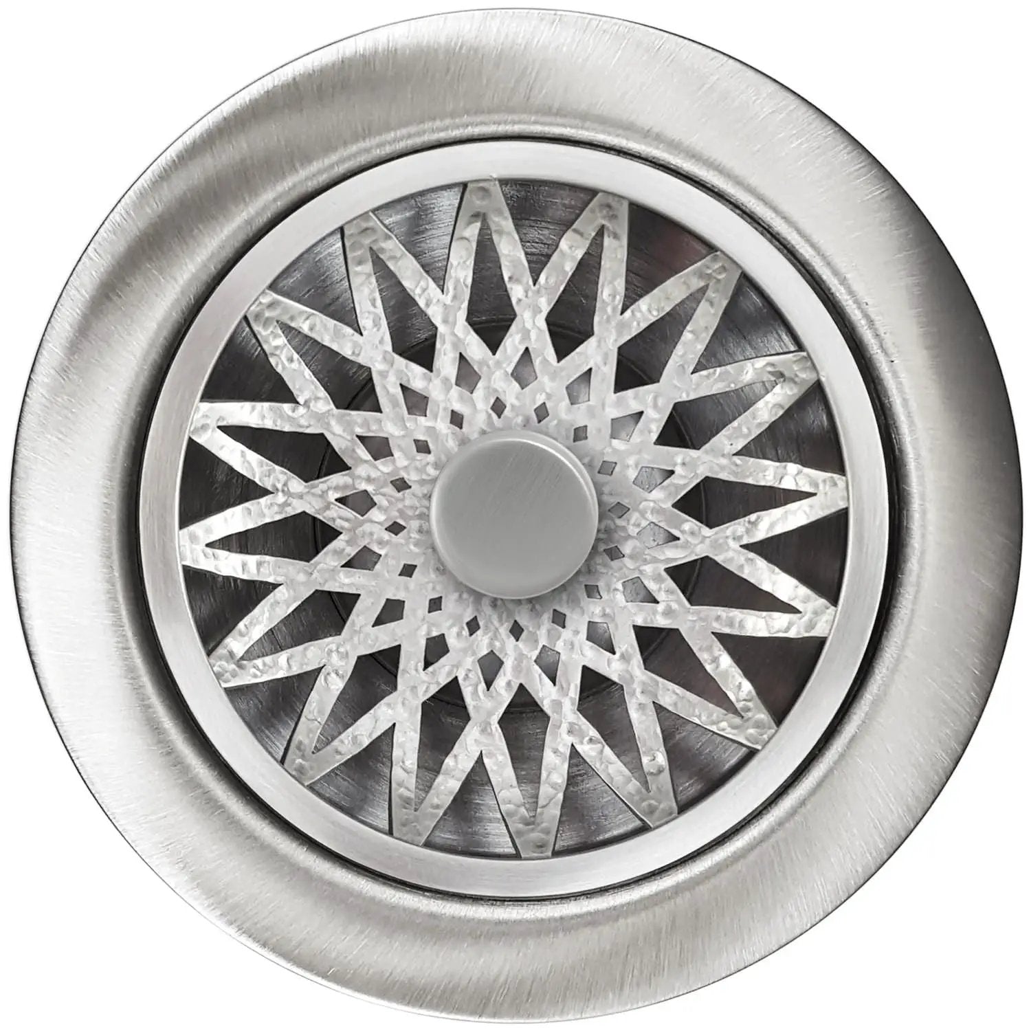 Linkasink Star Disposal Flange Without Overflow and with Stopper 3.5" by Linkasink