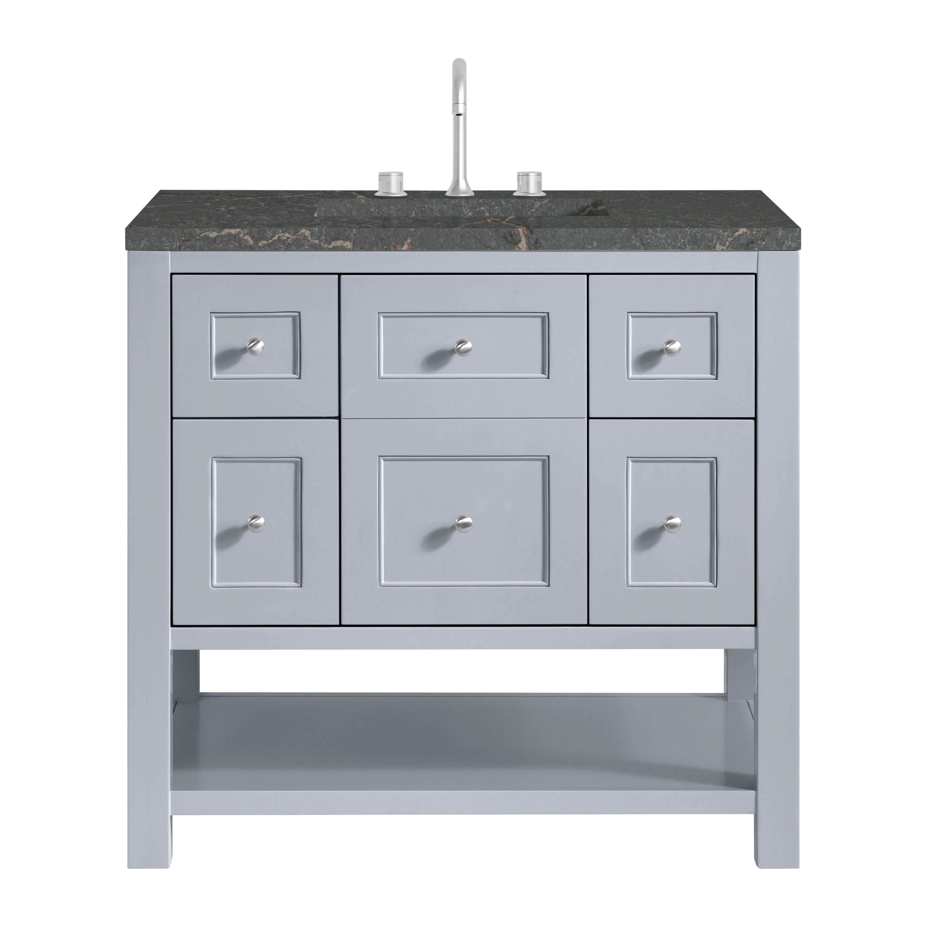 James Martin Vanities Breckenridge 36" Single Vanity - Serenity Blue