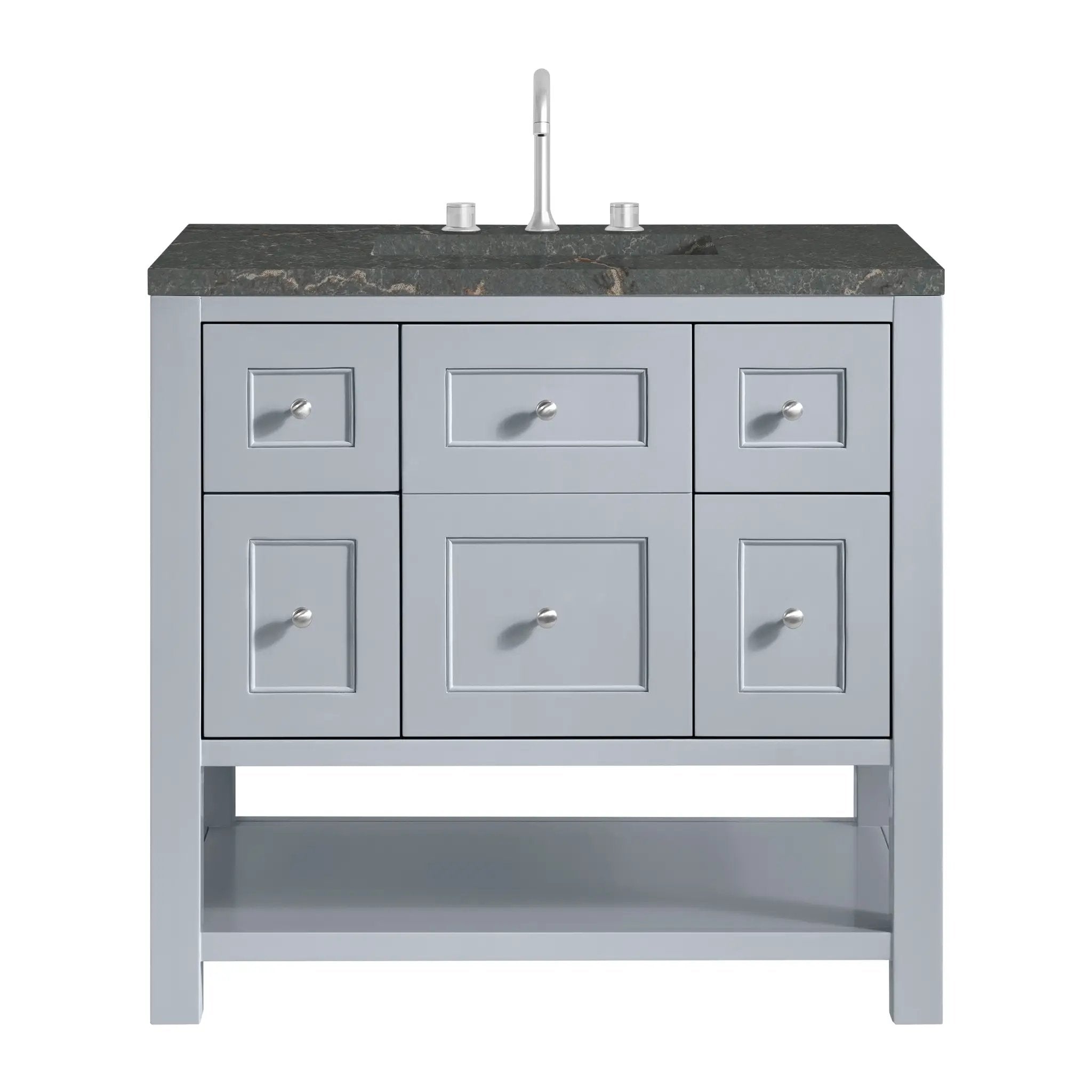 James Martin Breckenridge 36" Single Vanity Set - Serenity Blue by James Martin Vanities
