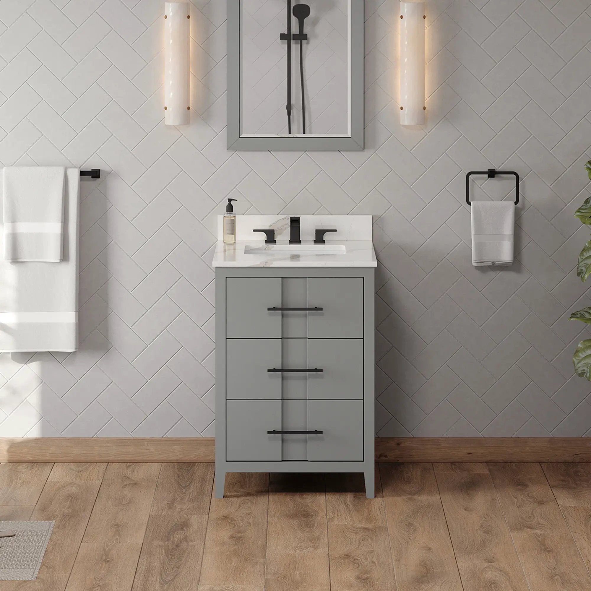 Jeffrey Alexander 24" Katara Vanity Set by Jeffrey Alexander