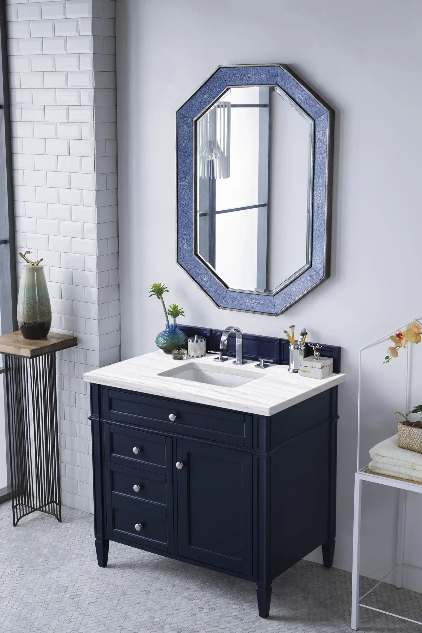 victory blue vanity