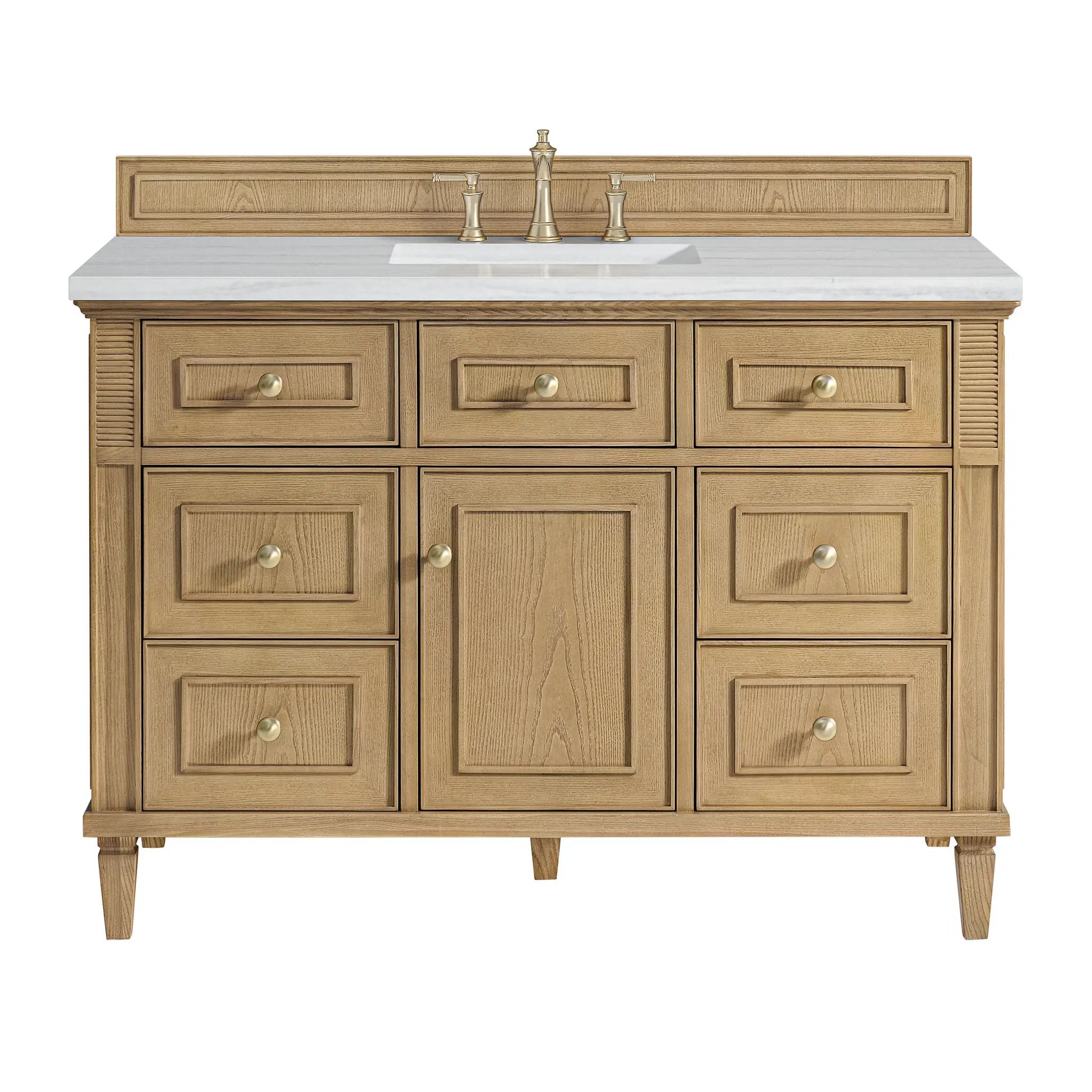 James Martin Lorelai 48" Single Vanity Set - Light Natural Oak by James Martin Vanities