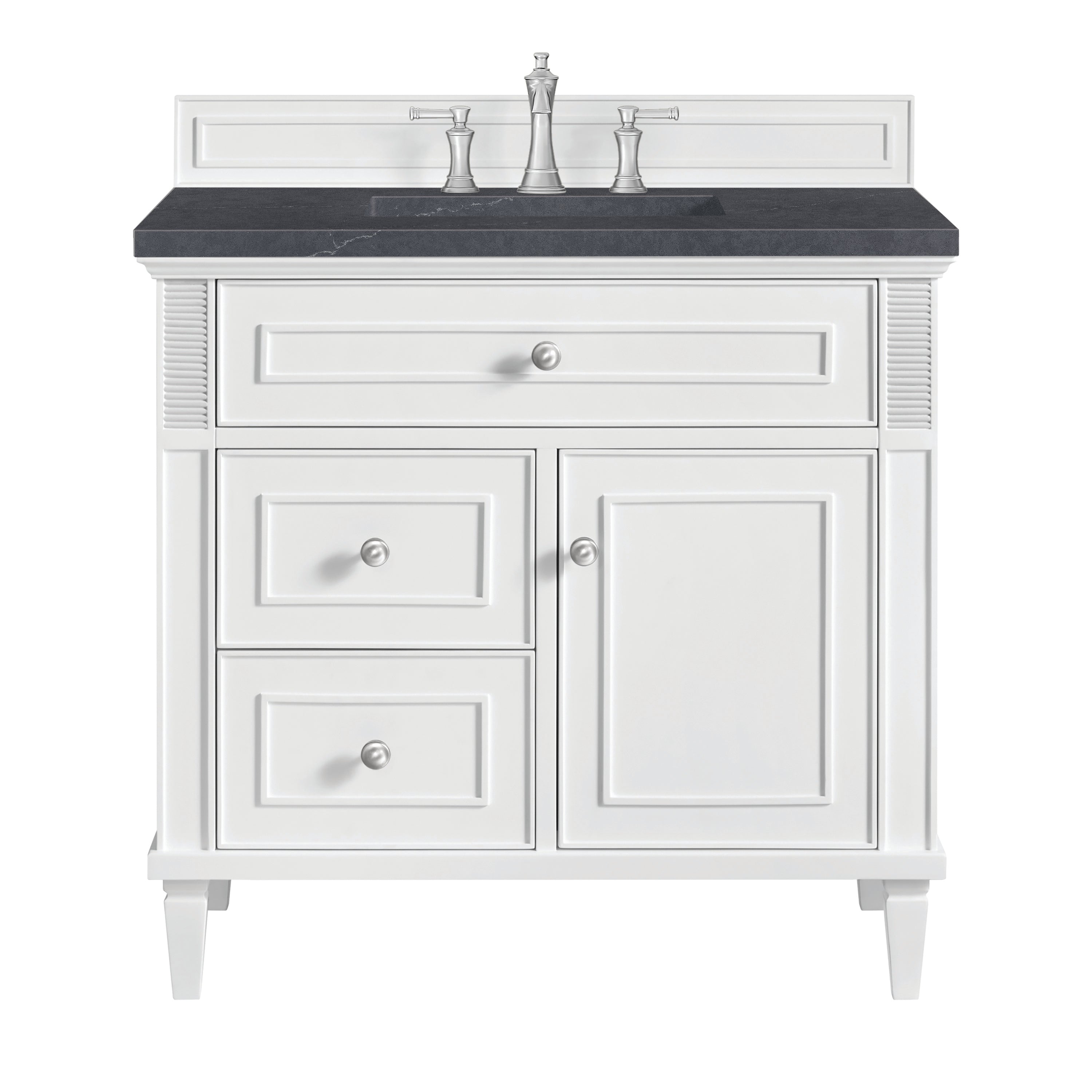 James Martin Vanities Lorelai 36" Single Vanity - Bright White