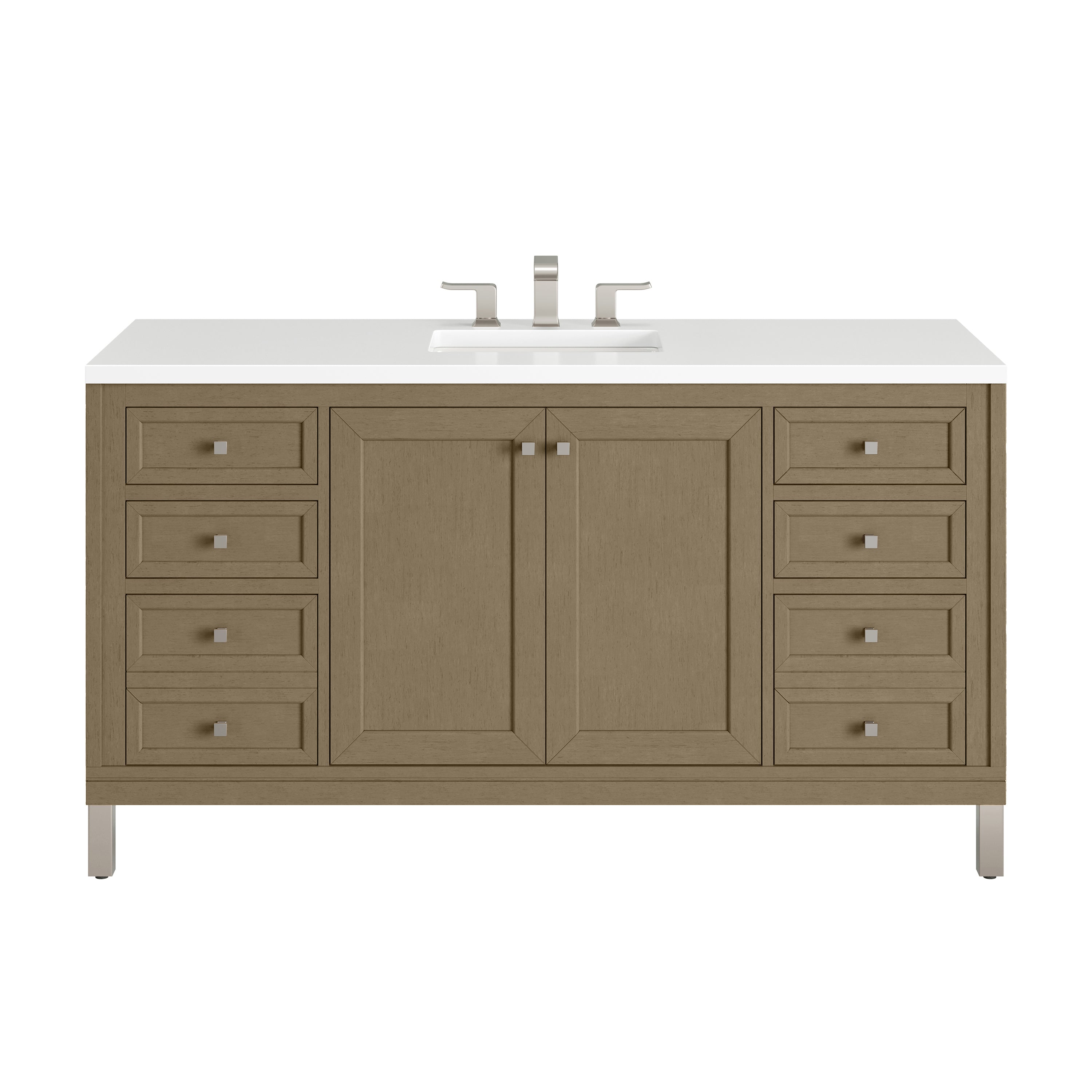 James Martin Vanities Chicago 60" Single Vanity - Walnut Whisper