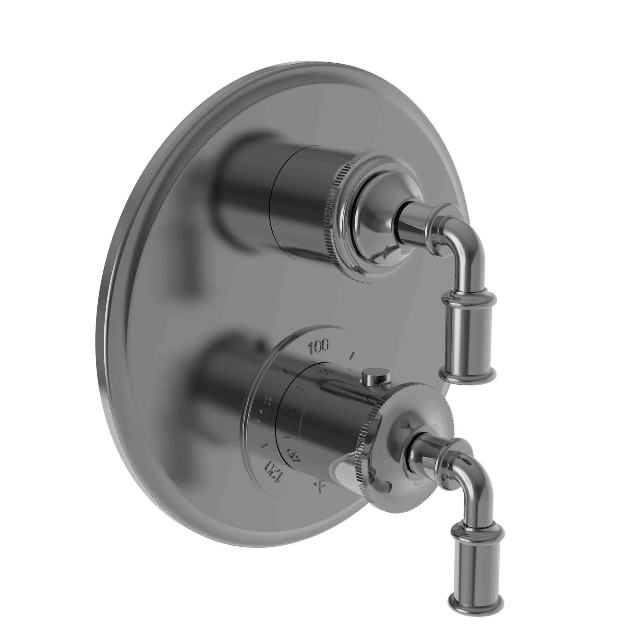 Newport Brass Taft 1/2" Round Thermostatic Trim Plate with Handle by Newport Brass