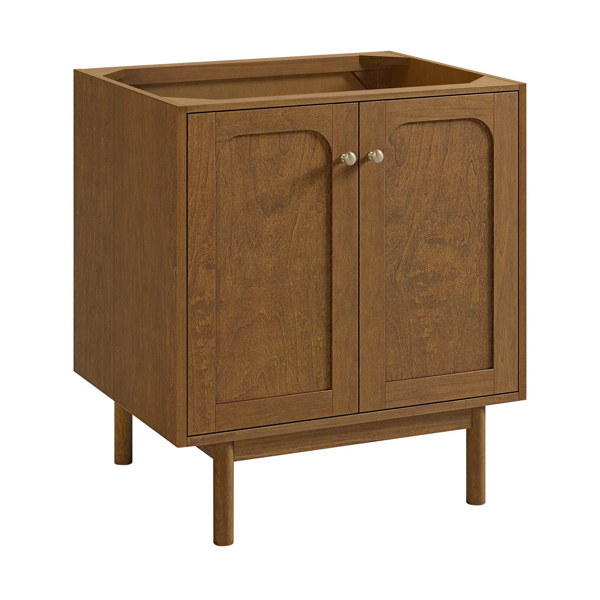 honey oak vanity