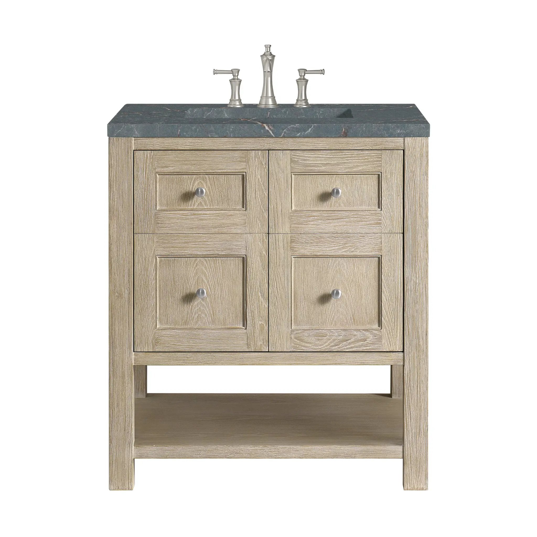 James Martin Breckenridge 30" Single Vanity Set - Whitewashed Oak by James Martin Vanities