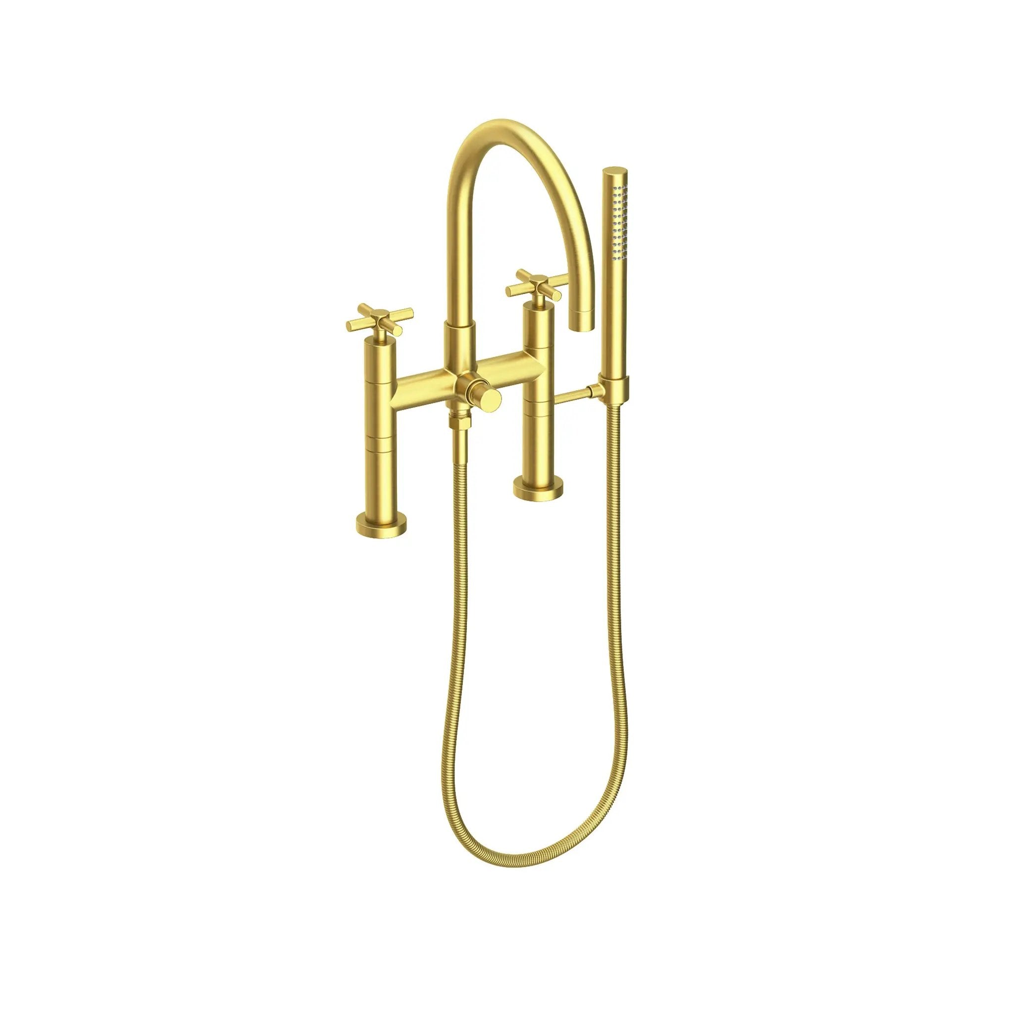 Newport Brass East Linear Exposed Tub & Hand Shower Set - Deck Mount by Newport Brass