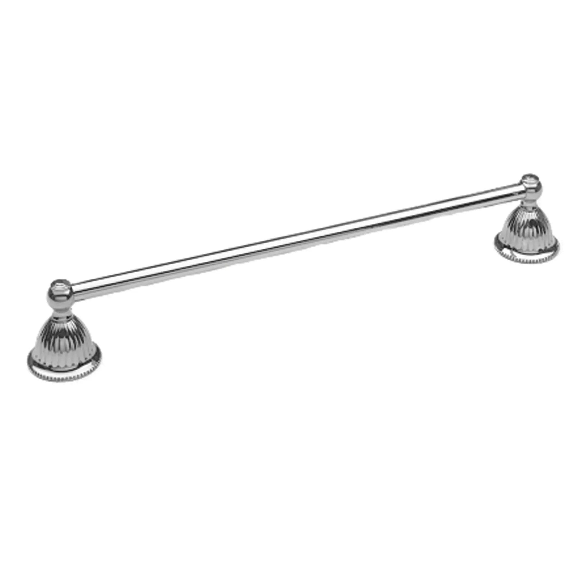 polished chrome towel bar